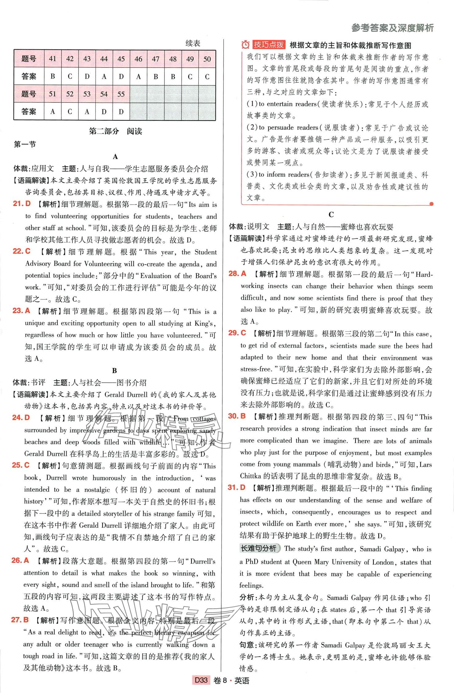 2024年高考快遞高考模擬匯編高中英語 第35頁