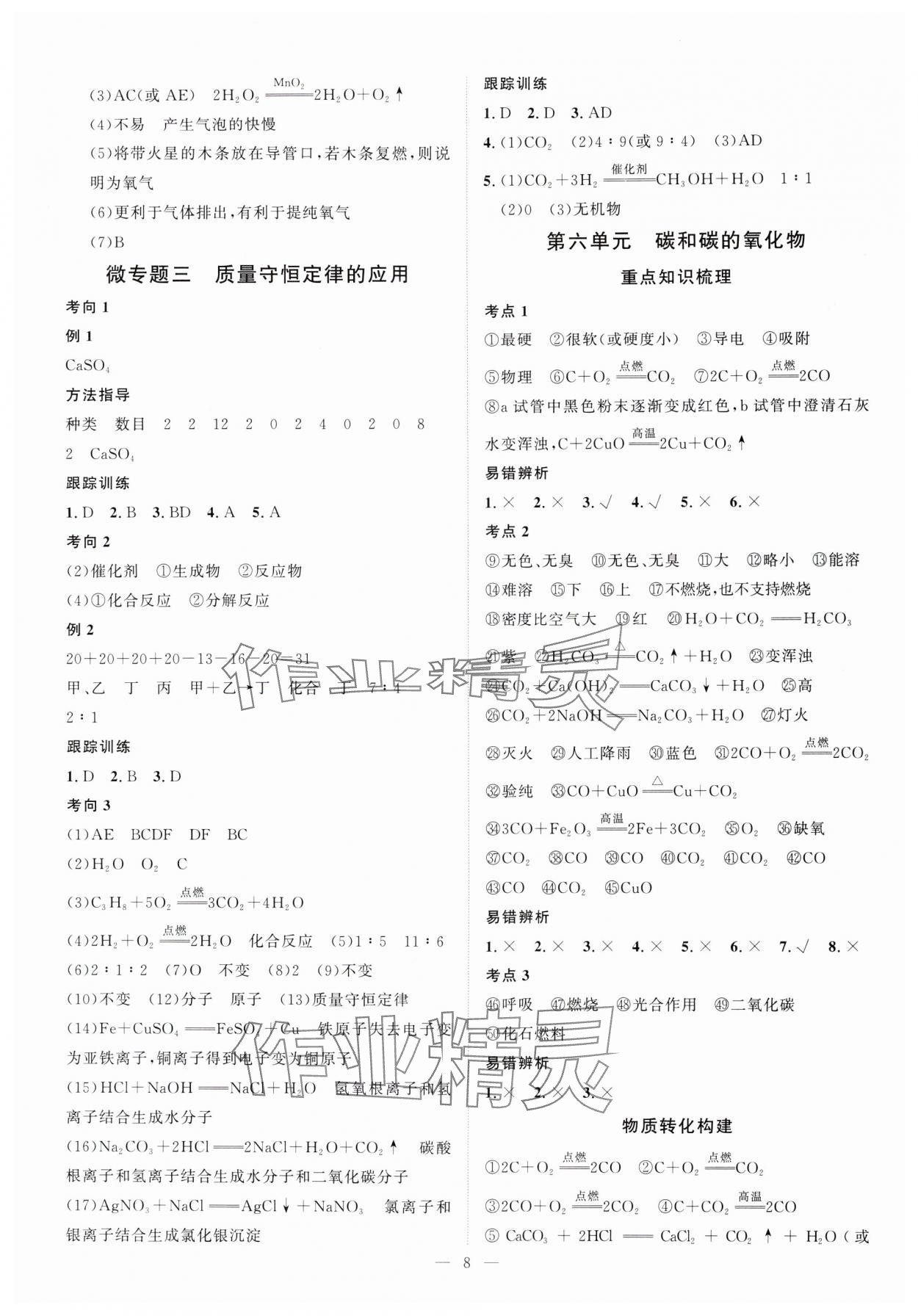 2025年优加学案赢在中考化学山东专版 第8页