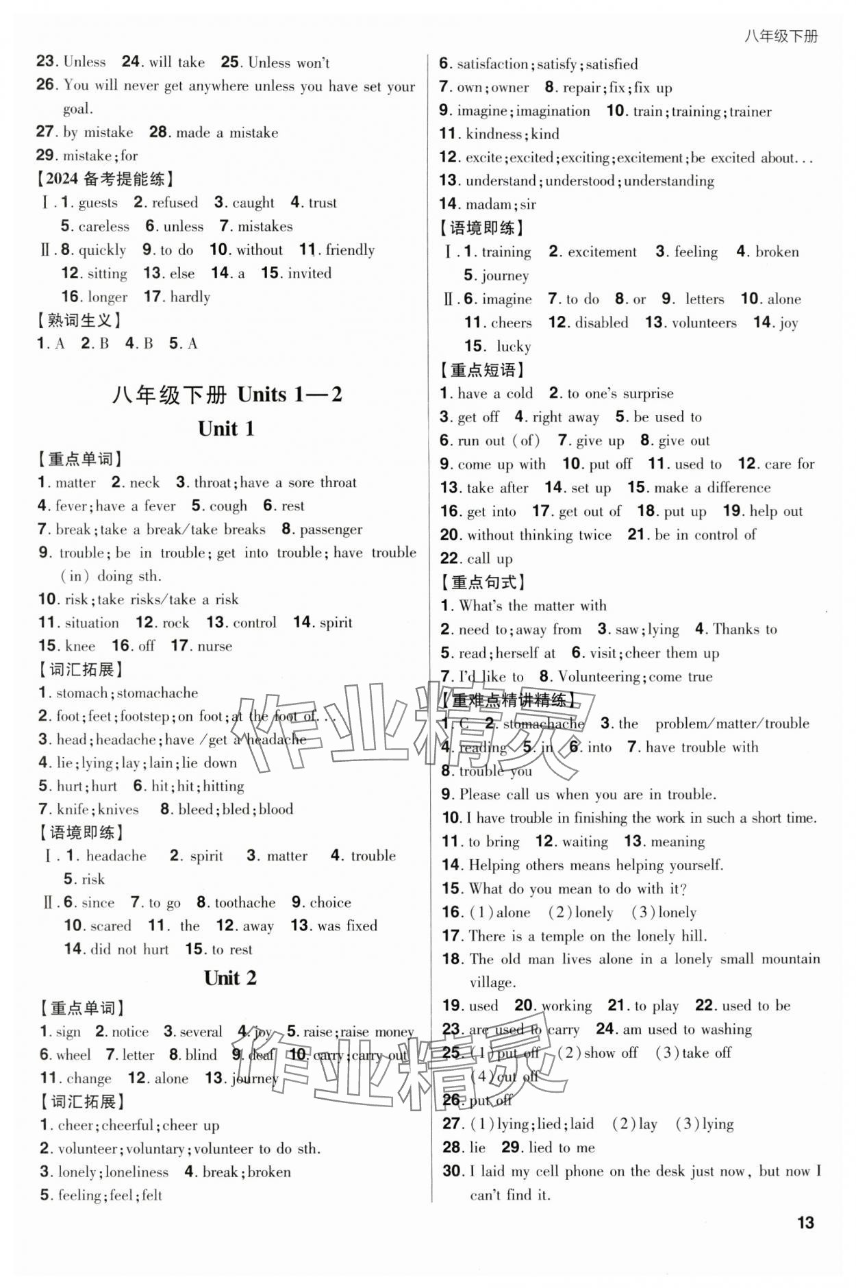 2024年考出好成绩山东新中考英语人教版 第13页