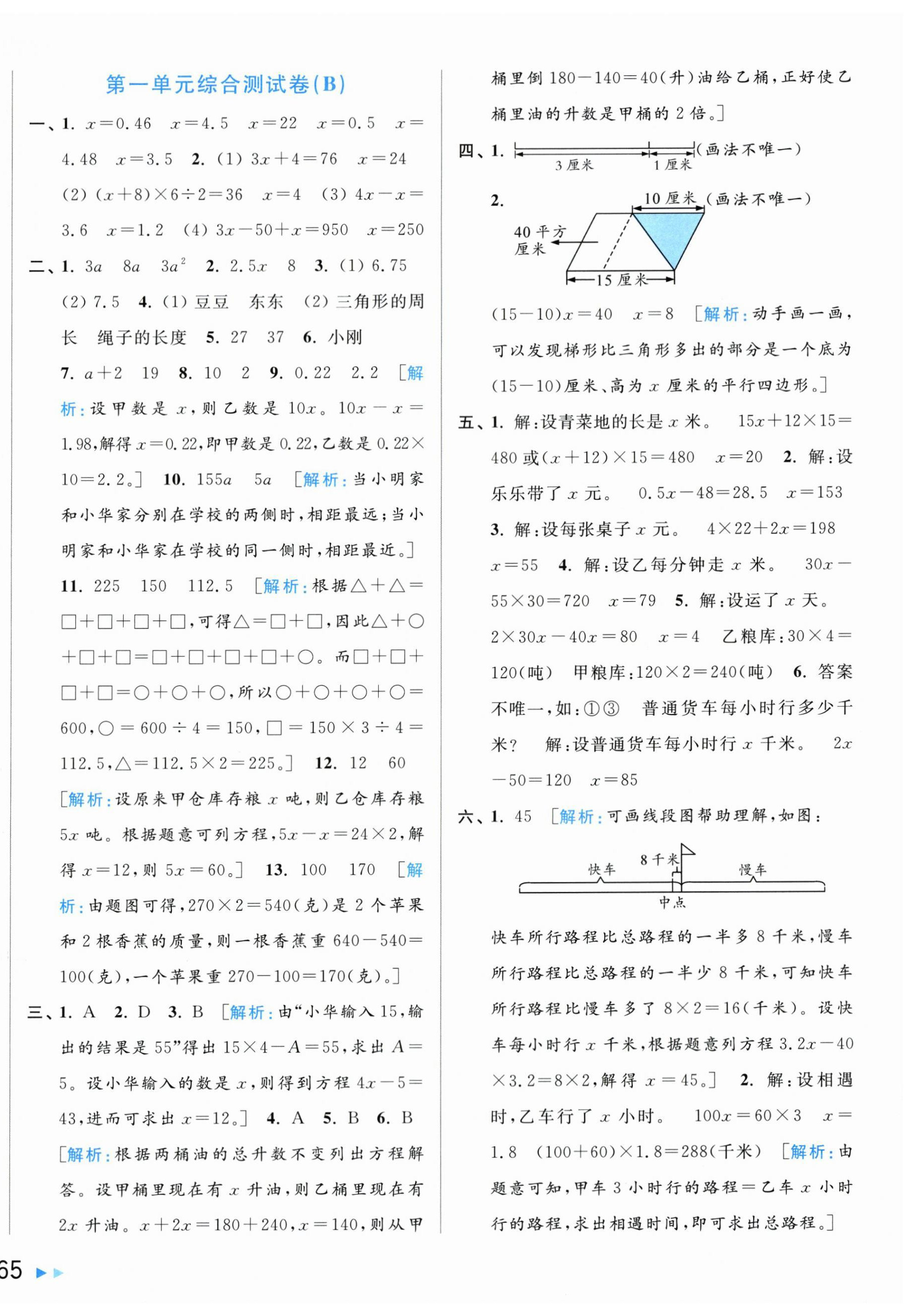 2024年亮點給力大試卷五年級數學下冊蘇教版 第2頁