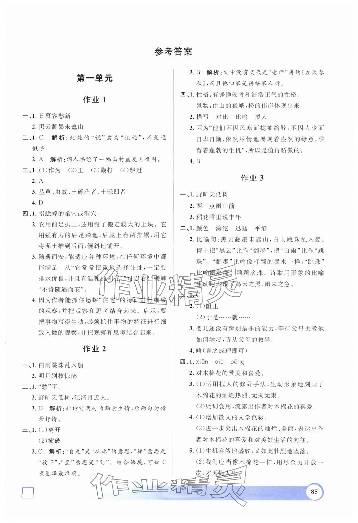 2025年鐘書金牌寒假作業(yè)導(dǎo)與練六年級(jí)語(yǔ)文人教版五四制 第1頁(yè)