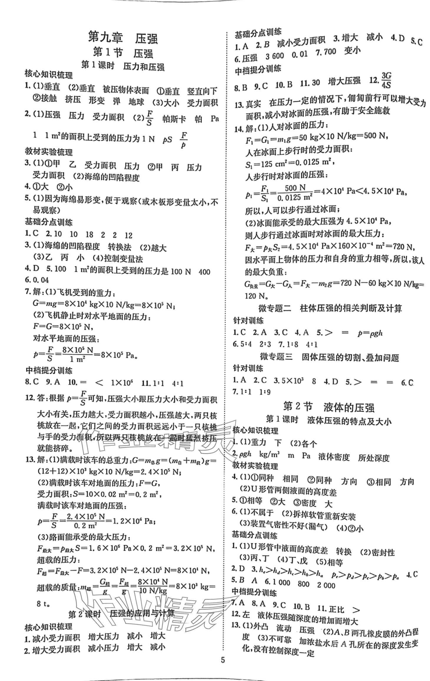 2024年畅行课堂八年级物理下册人教版 第5页