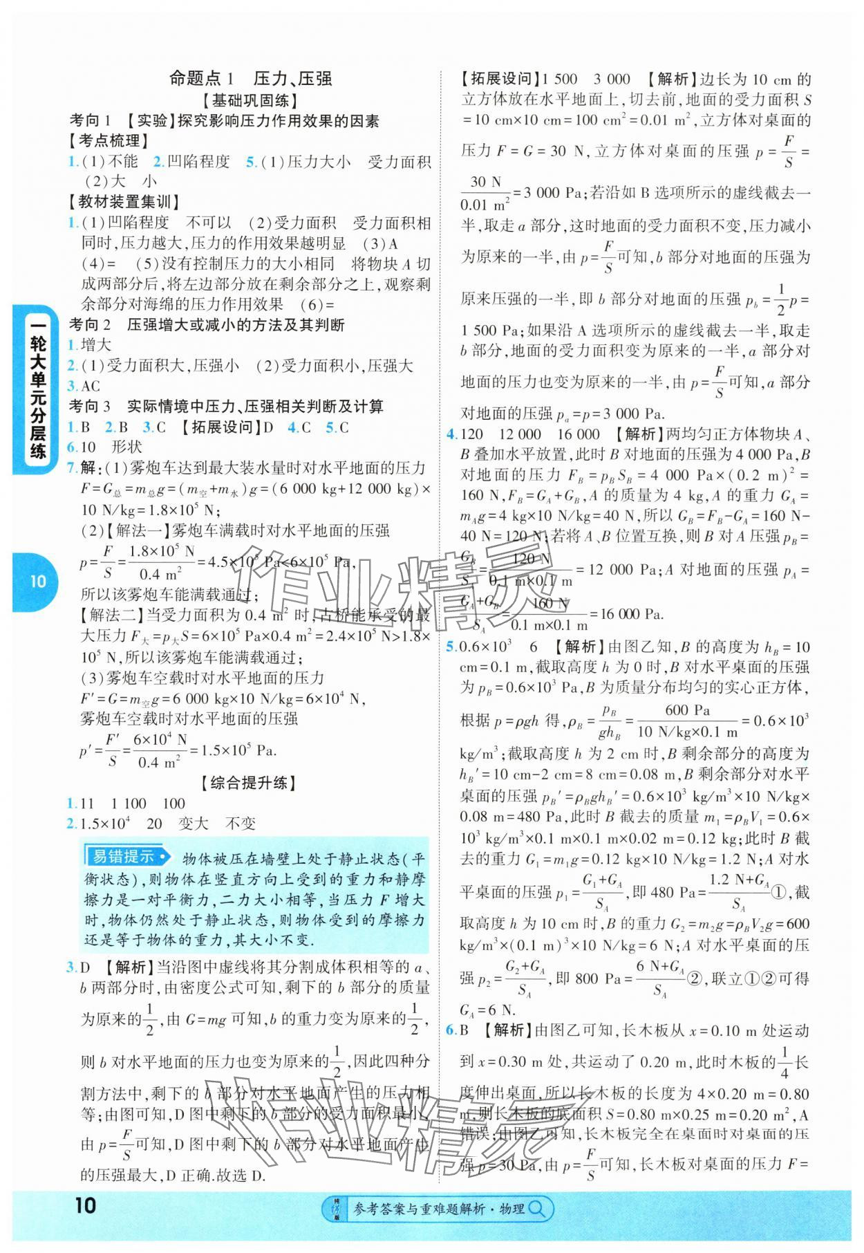 2025年純練版總復(fù)習(xí)物理中考 第10頁