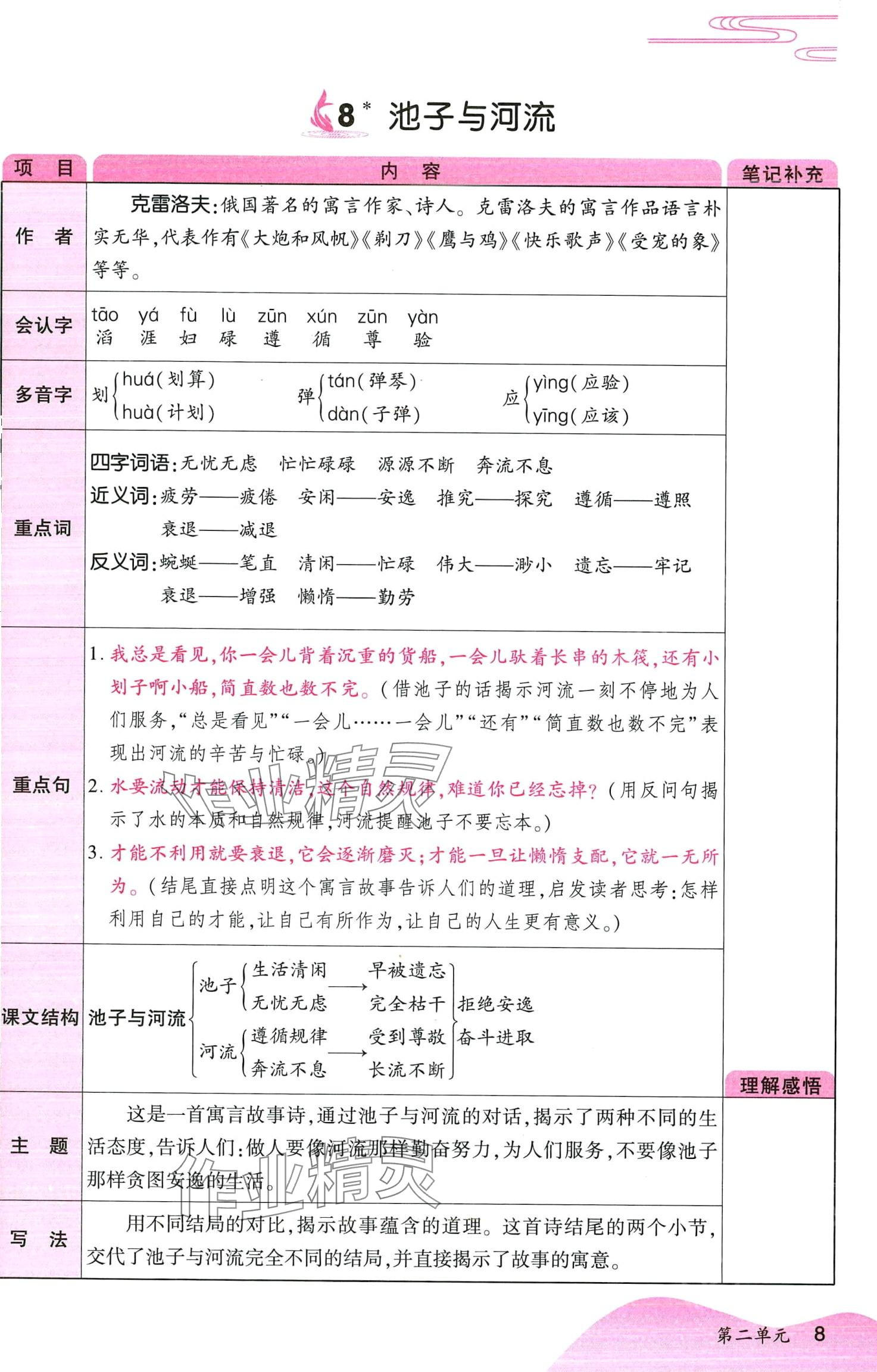 2024年暢行課堂三年級語文下冊人教版 第8頁