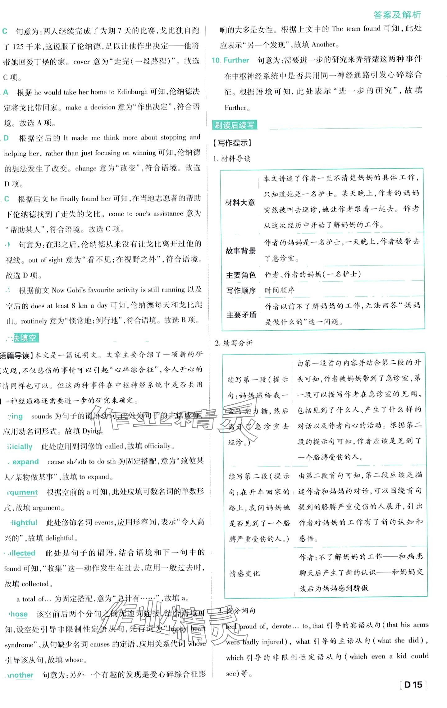 2024年高中必刷題高二英語上冊人教版選擇性必修第一冊、第二冊合訂 第17頁