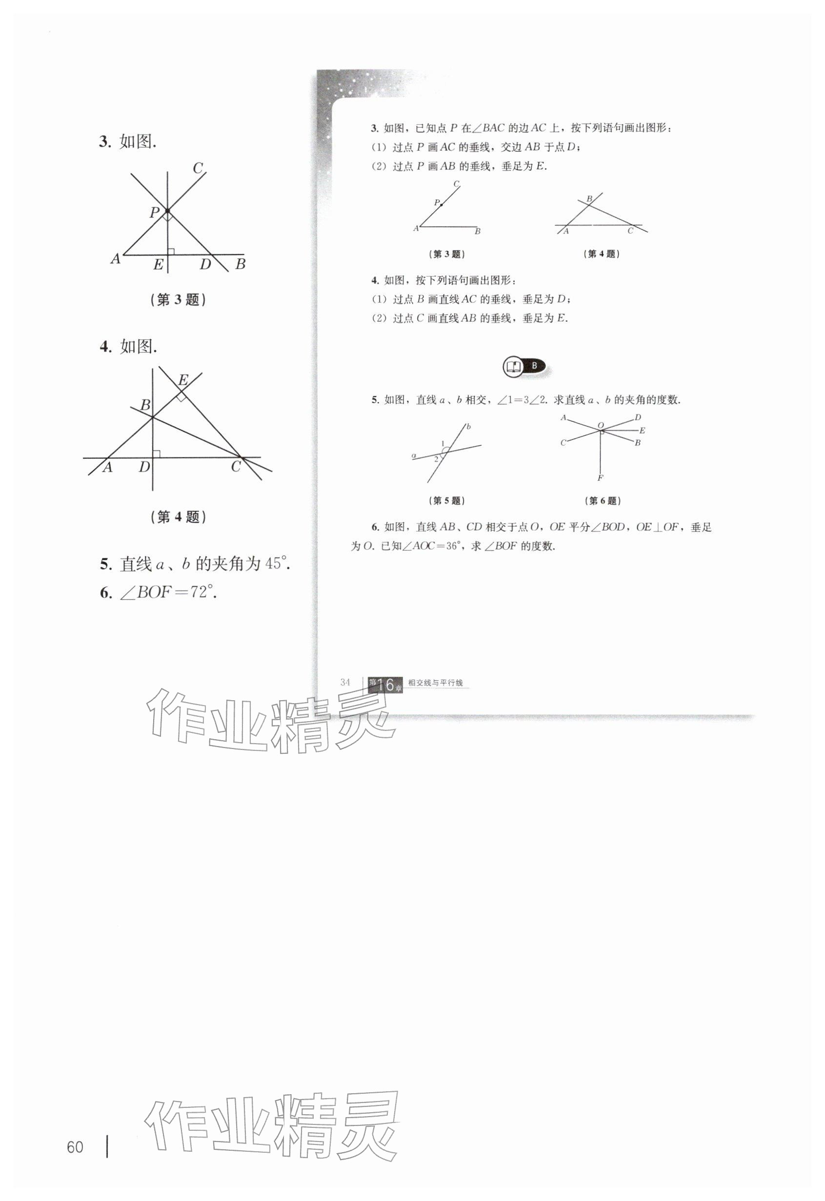 2026年教材课本七年级数学下册沪教版五四制&nbsp;参考答案第50页