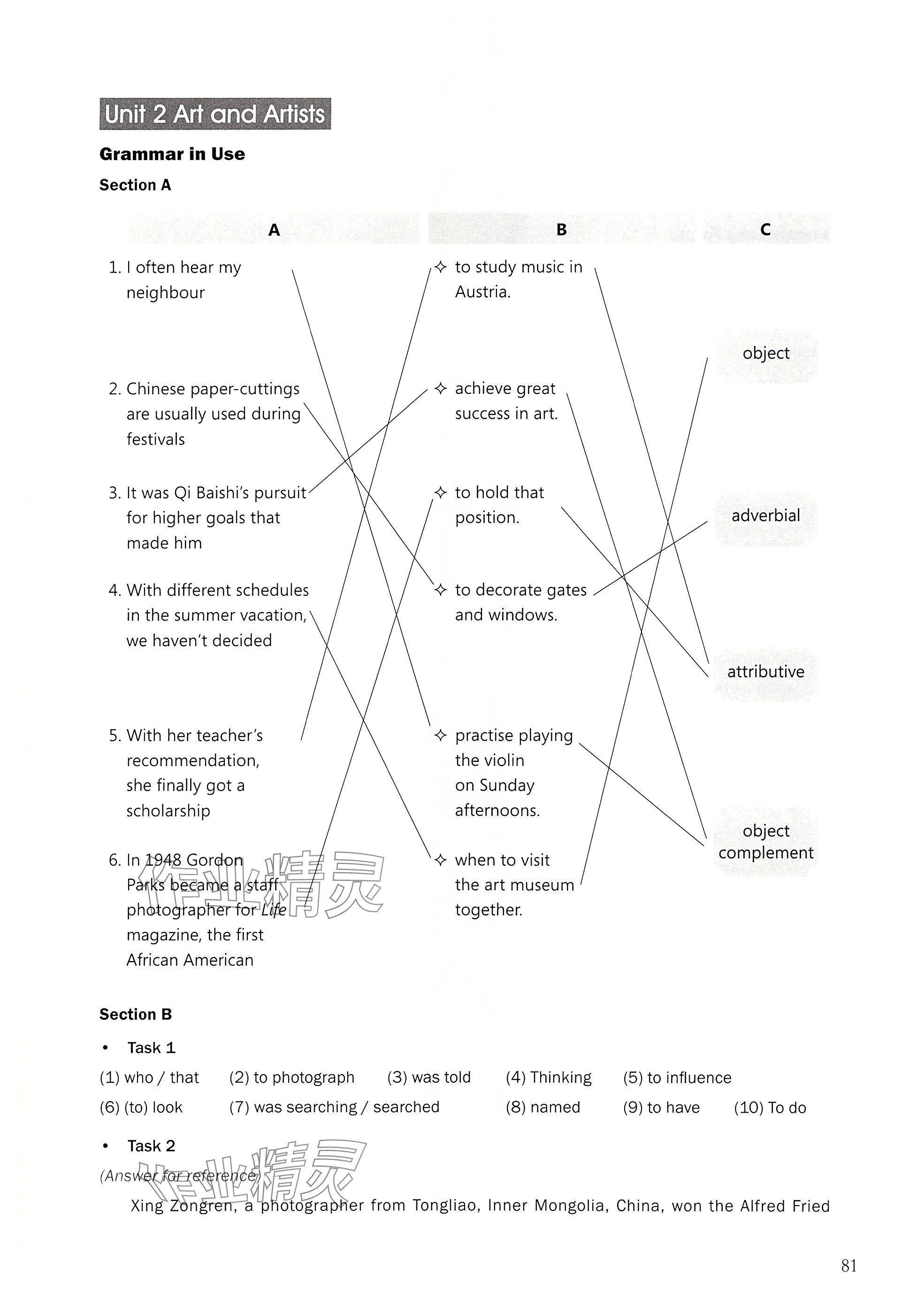2025年練習(xí)部分英語(yǔ)必修3外研版 參考答案第7頁(yè)