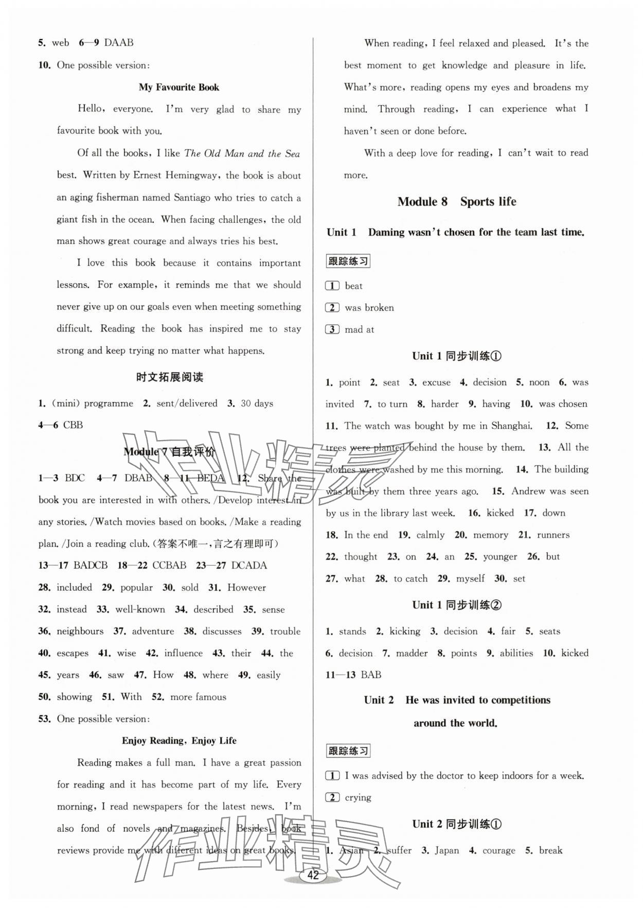 2025年教与学课程同步讲练九年级英语全一册外研版 第10页