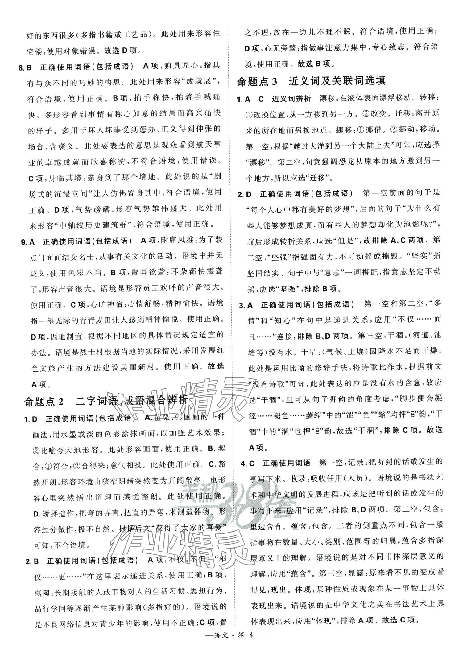 2024年天利38套全國(guó)中考試題分類(lèi)訓(xùn)練語(yǔ)文 第4頁(yè)