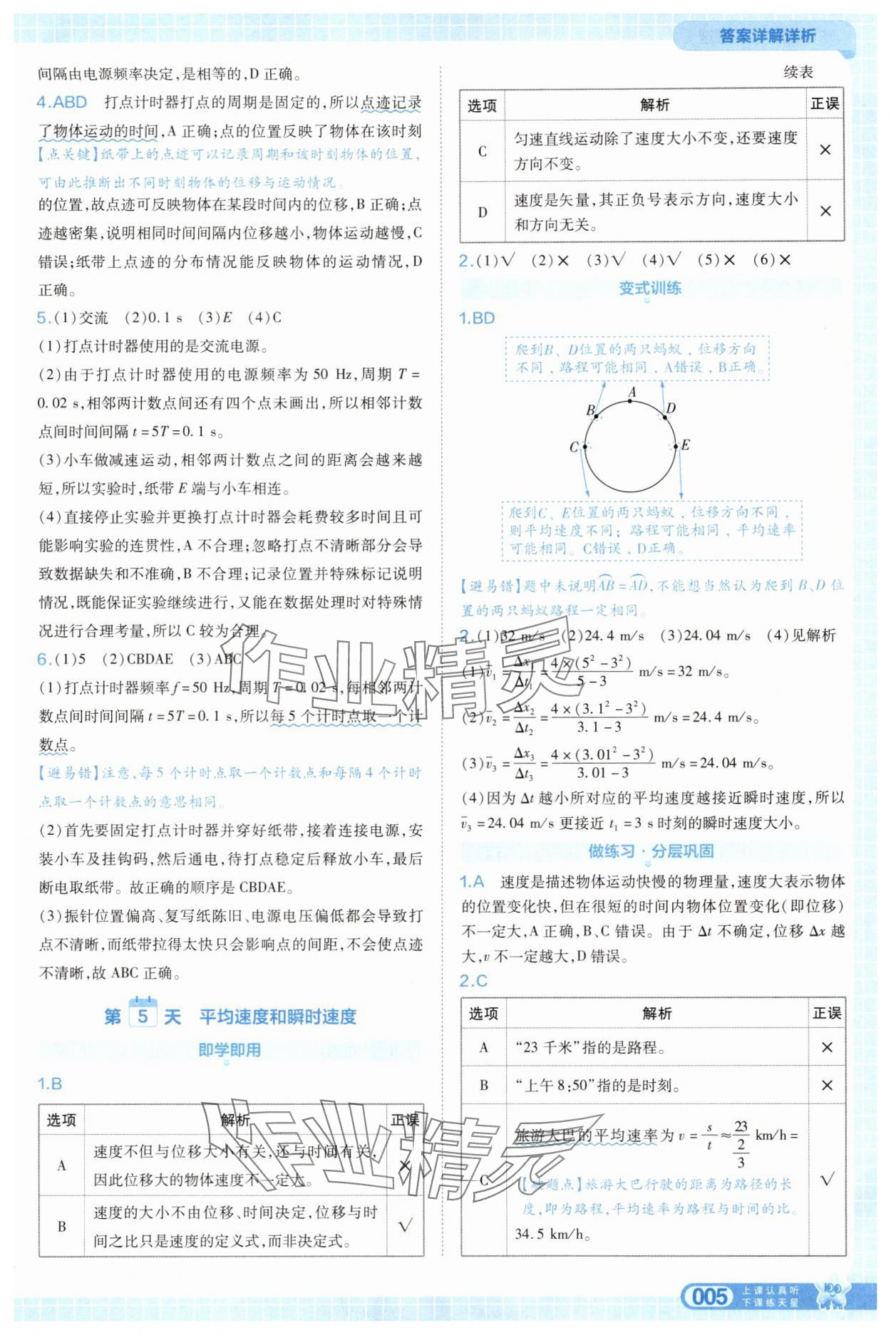2025年天星教育28天预习新高一物理 第5页