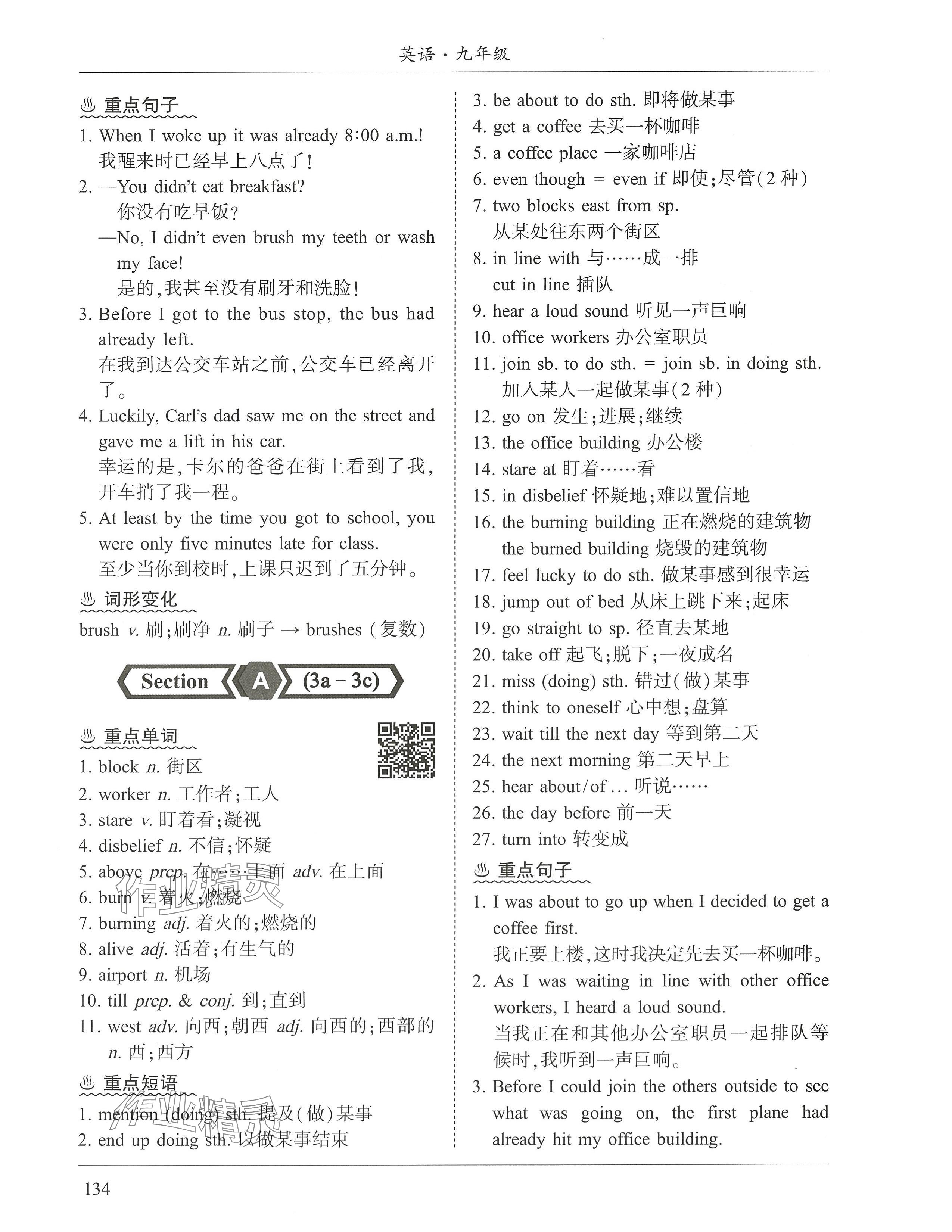 2024年新視界初中英語九年級英語下冊人教版 參考答案第14頁