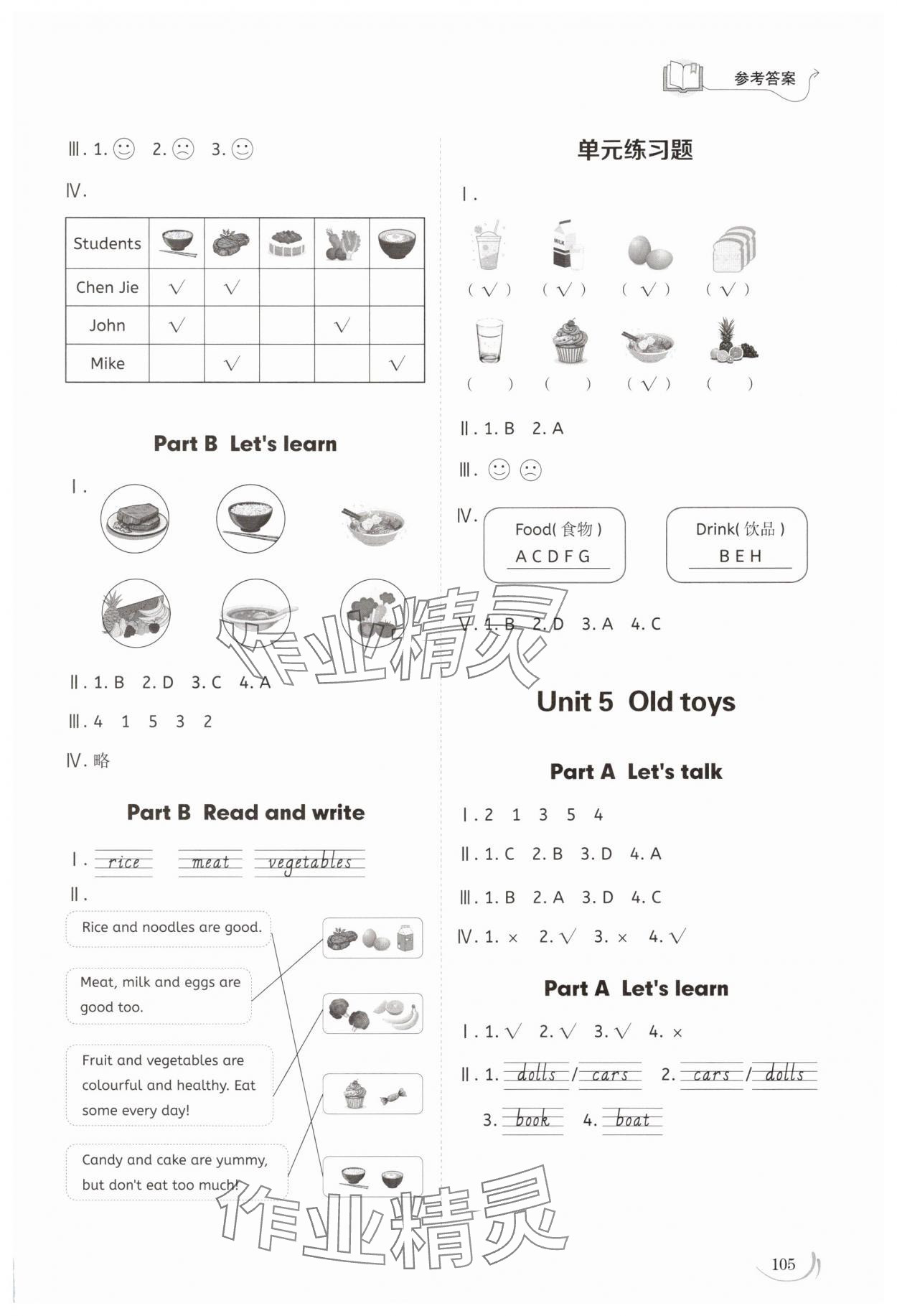 2025年同步練習冊山東科學技術出版社三年級英語下冊人教版 第5頁