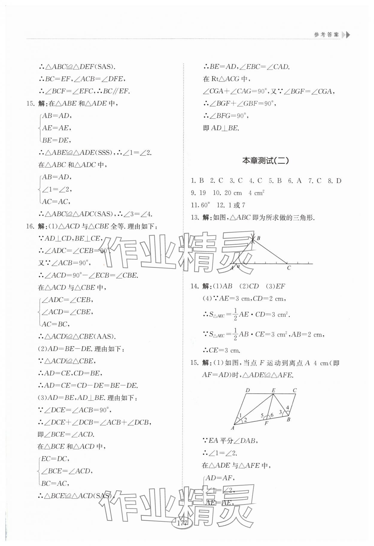 2024年同步練習(xí)冊(cè)山東科學(xué)技術(shù)出版社七年級(jí)數(shù)學(xué)上冊(cè)魯教版 參考答案第6頁(yè)