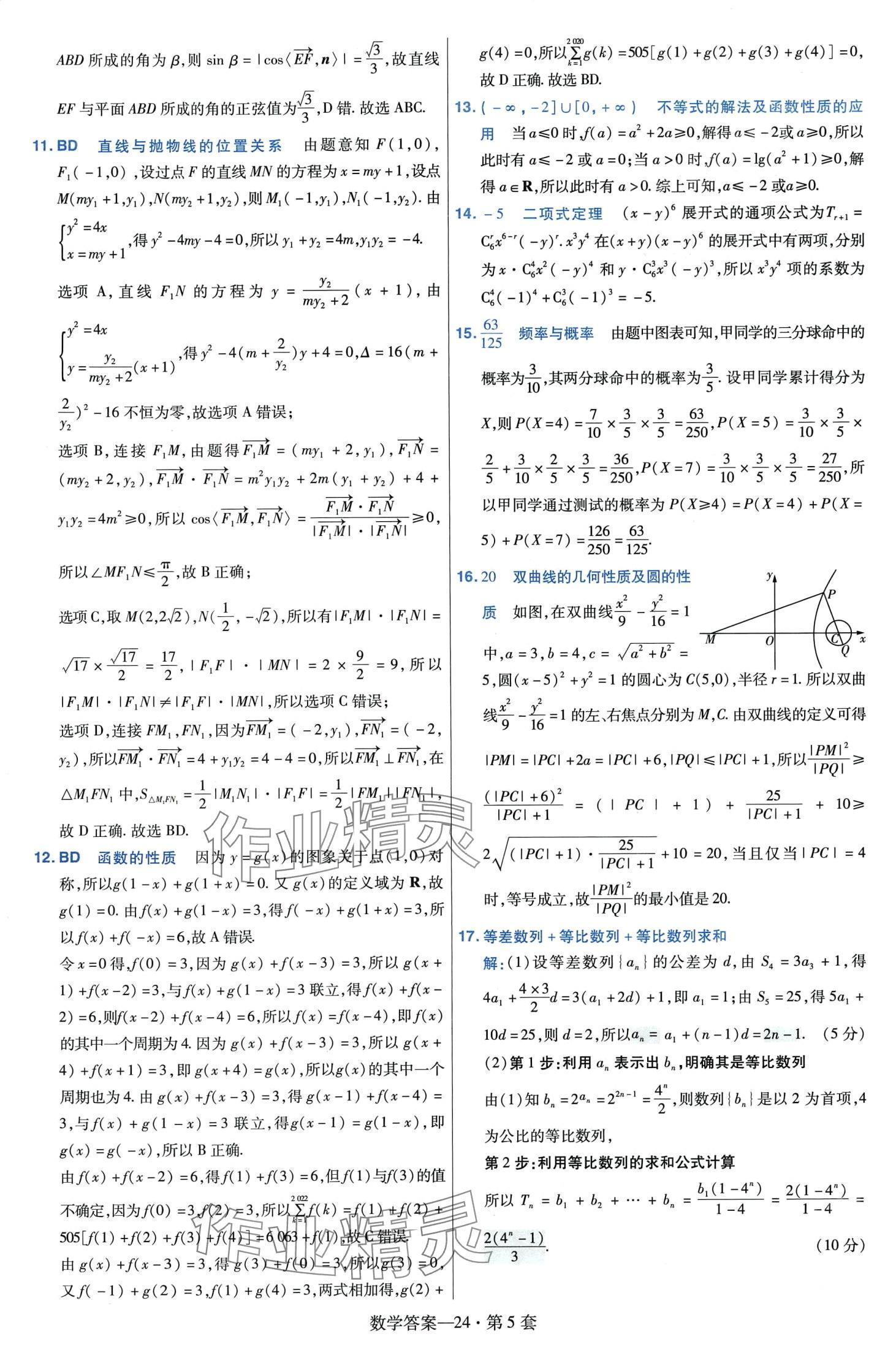 2024年金考卷45套匯編高中數(shù)學 第26頁