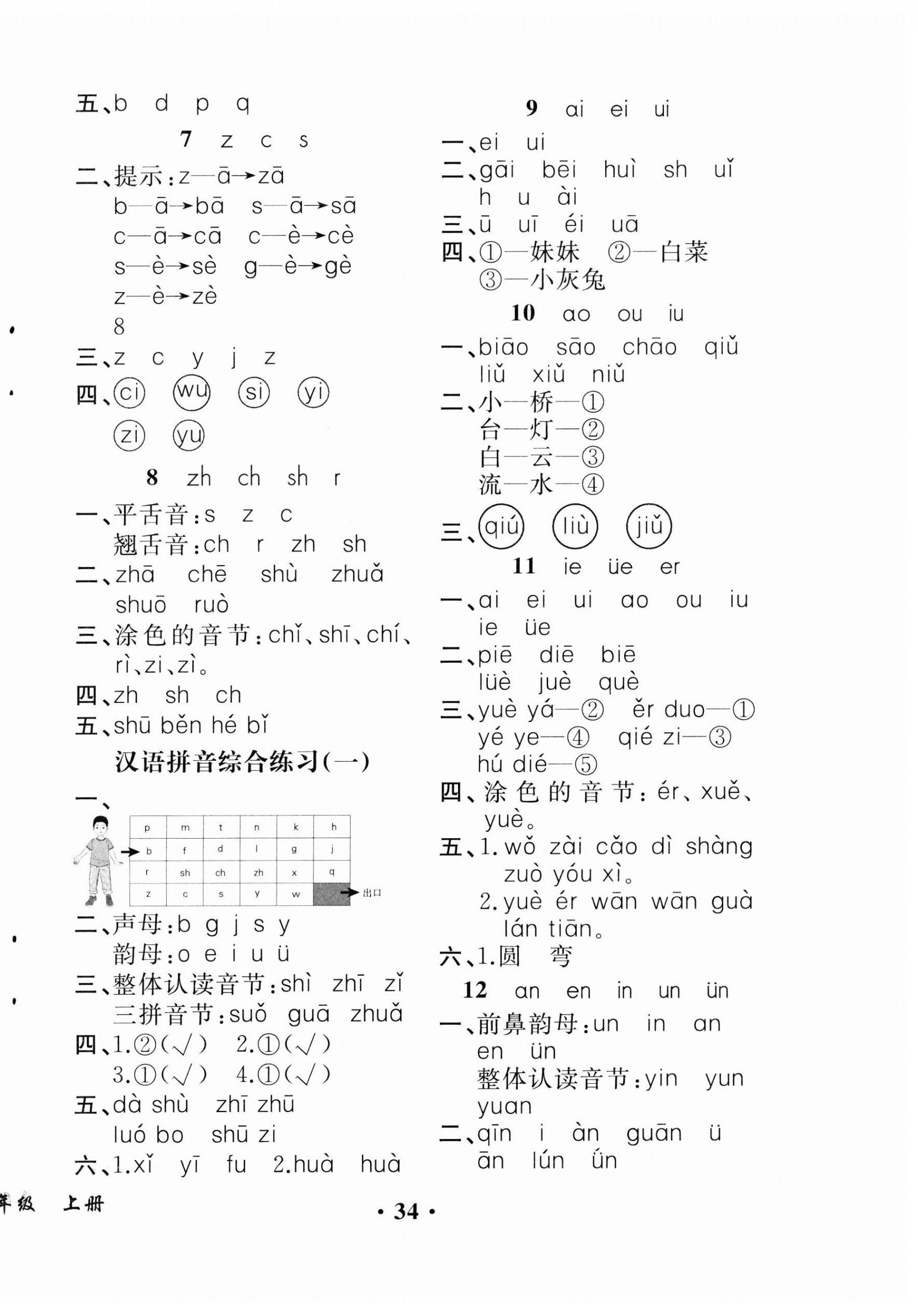 2023年勝券在握同步解析與測評一年級語文上冊人教版重慶專版 第2頁