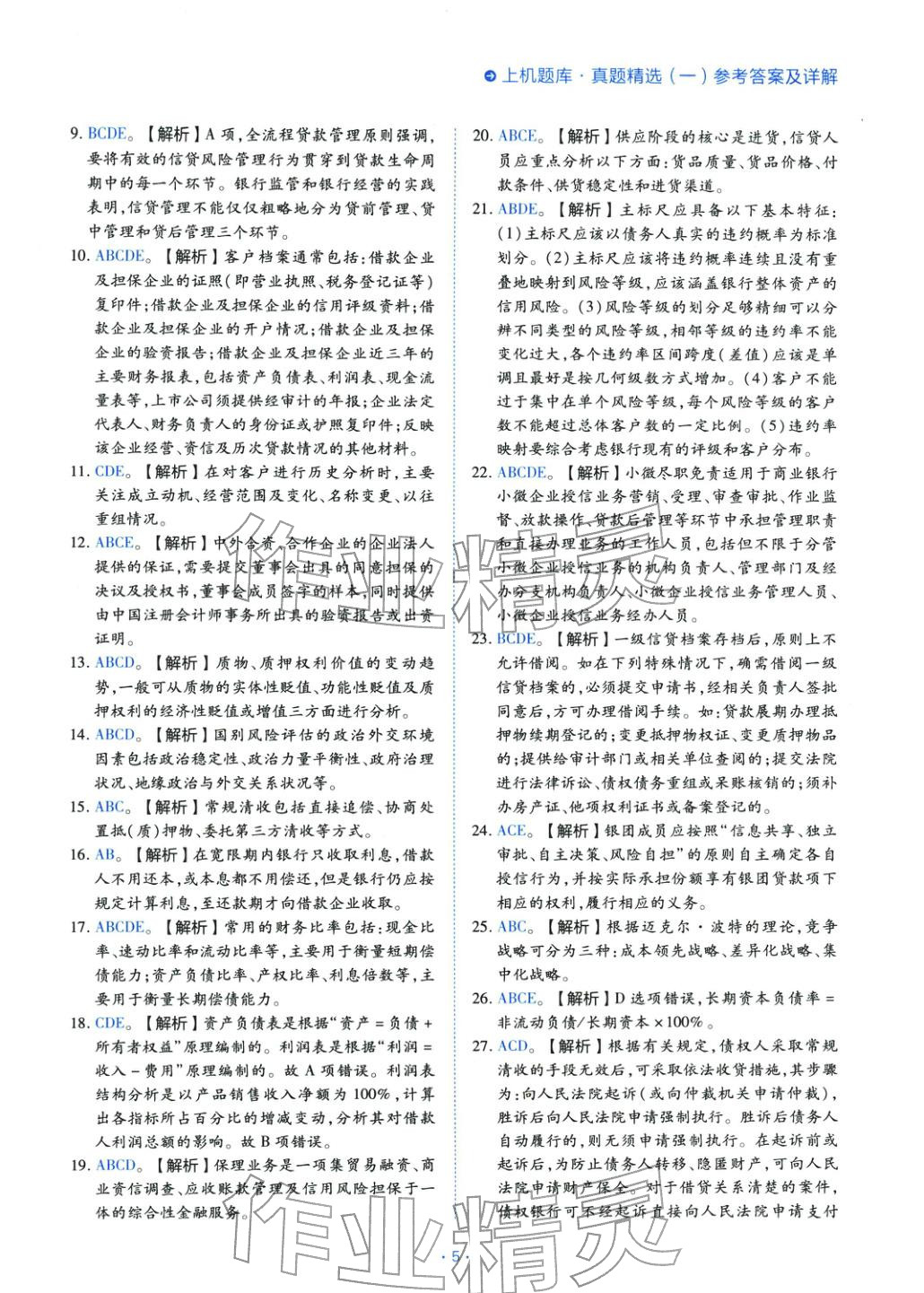 2025年銀行業(yè)專業(yè)實務公司信貸&nbsp;第5頁