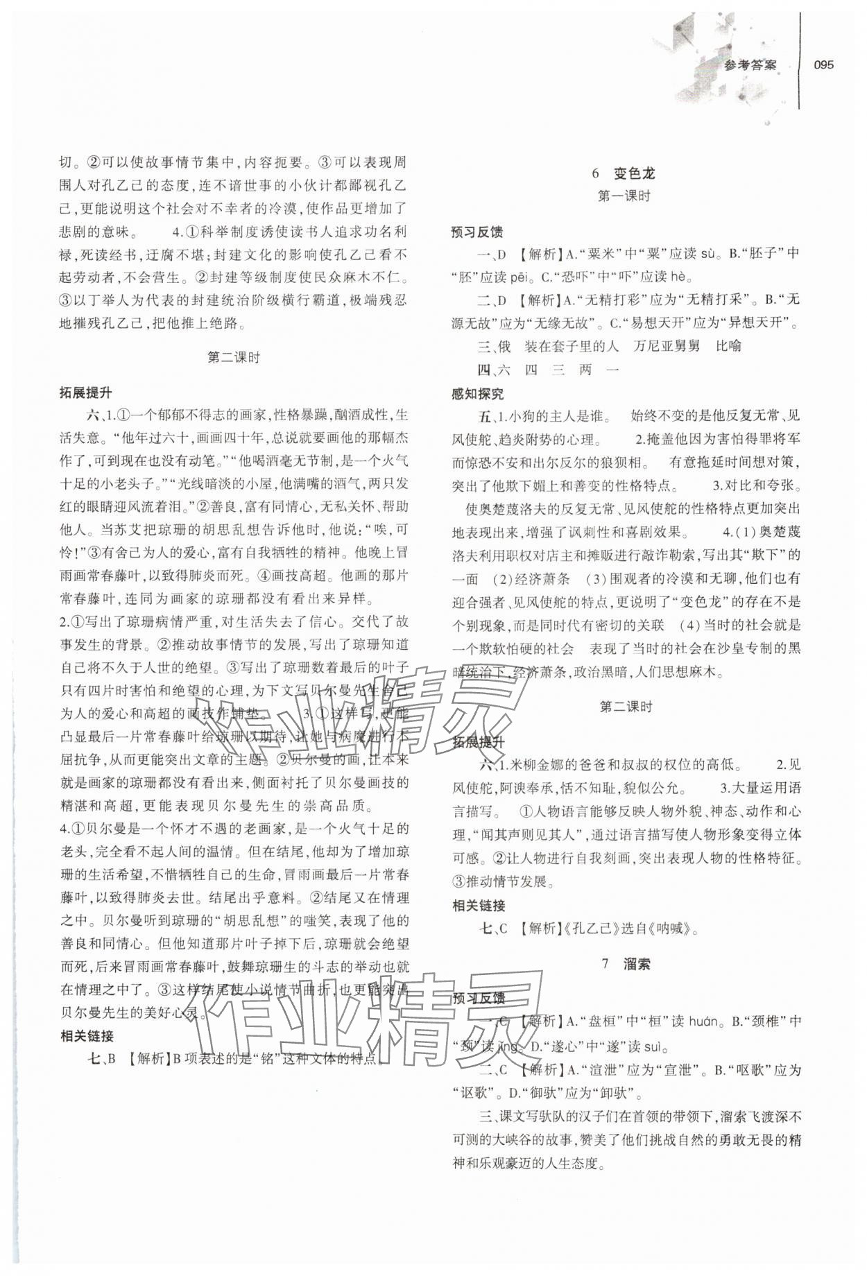 2024年同步練習(xí)冊大象出版社九年級語文下冊人教版 第3頁