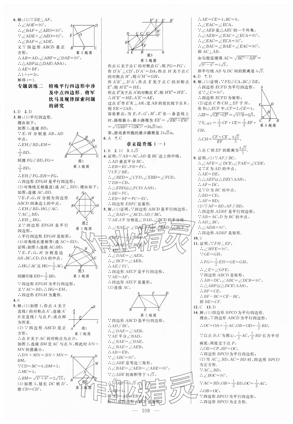 2024年细解巧练八年级数学下册鲁教版五四制 参考答案第5页