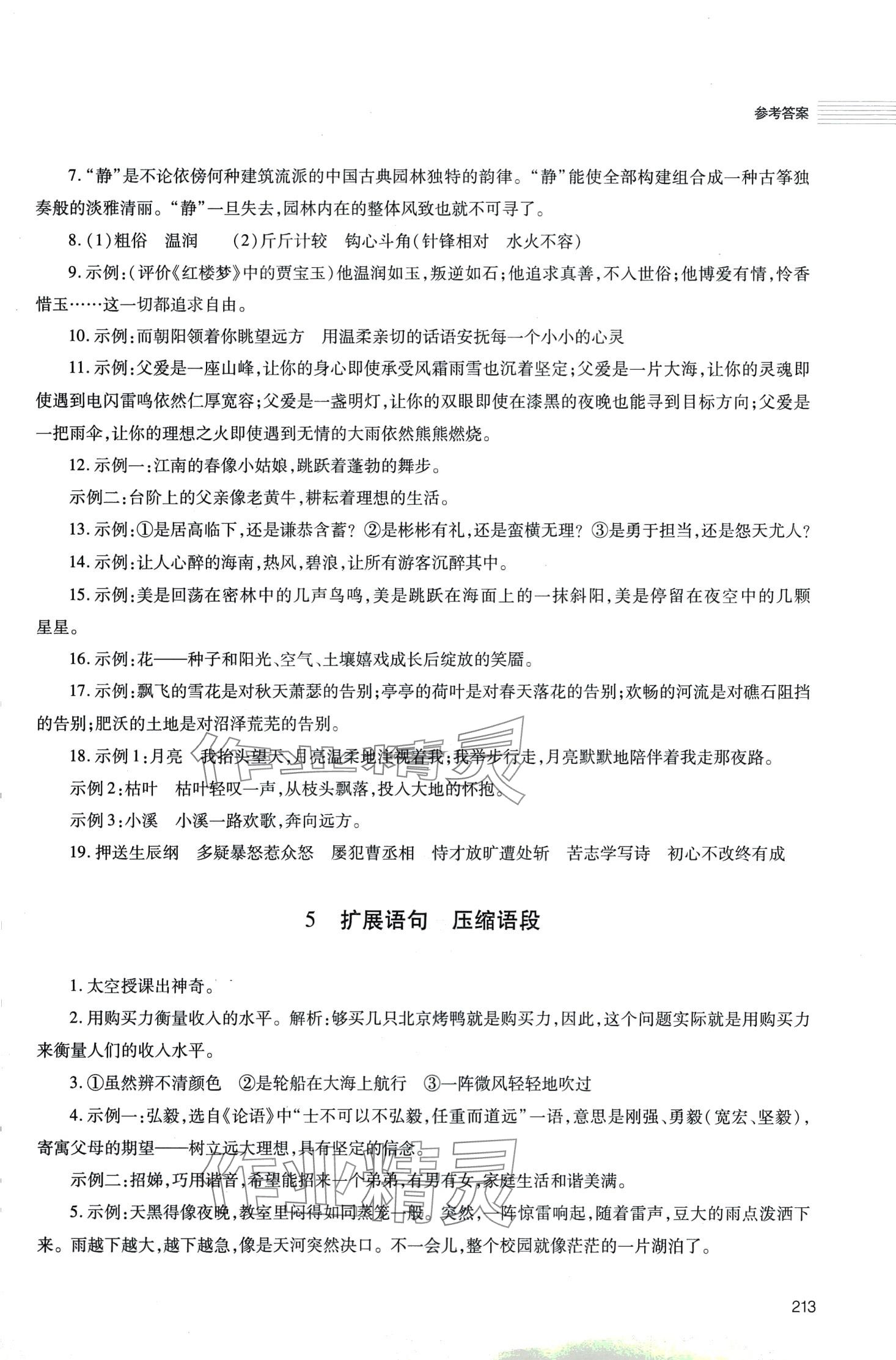 2024年初中总复习手册明天出版社语文人教版五四制 第5页