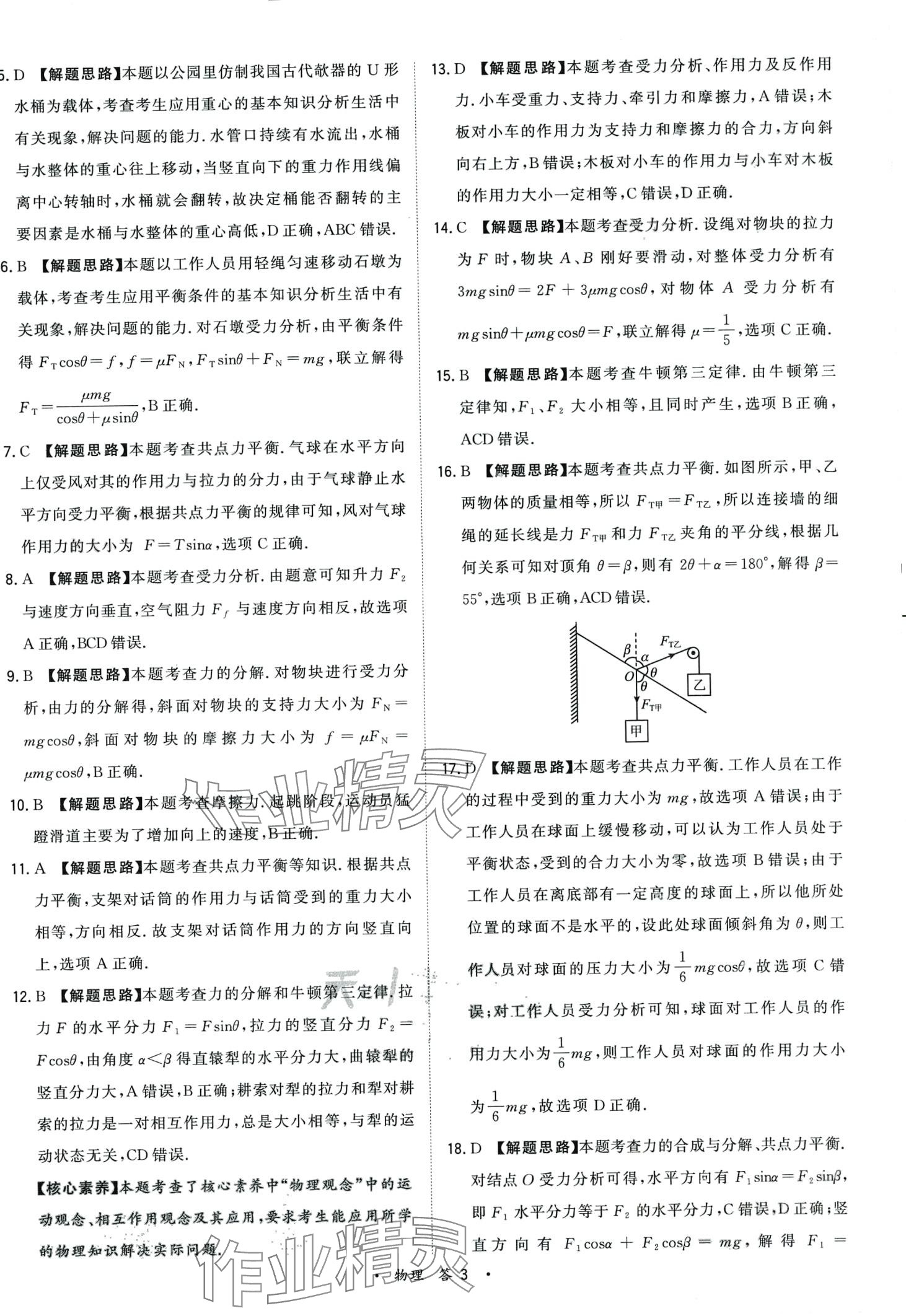 2024年天利38套高考真題單元專題訓(xùn)練高中物理 第3頁