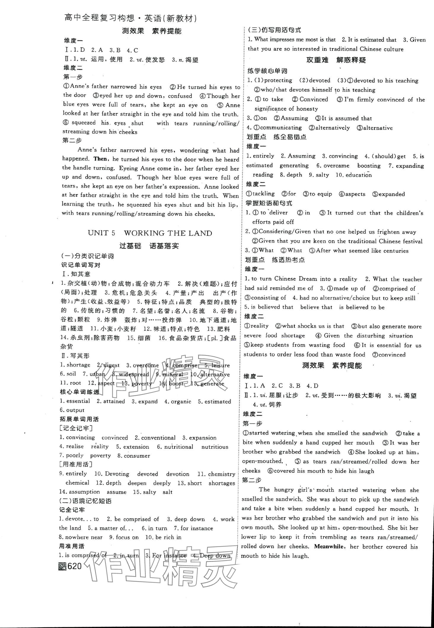 2024年师说高中全程复习构想高三英语 第20页