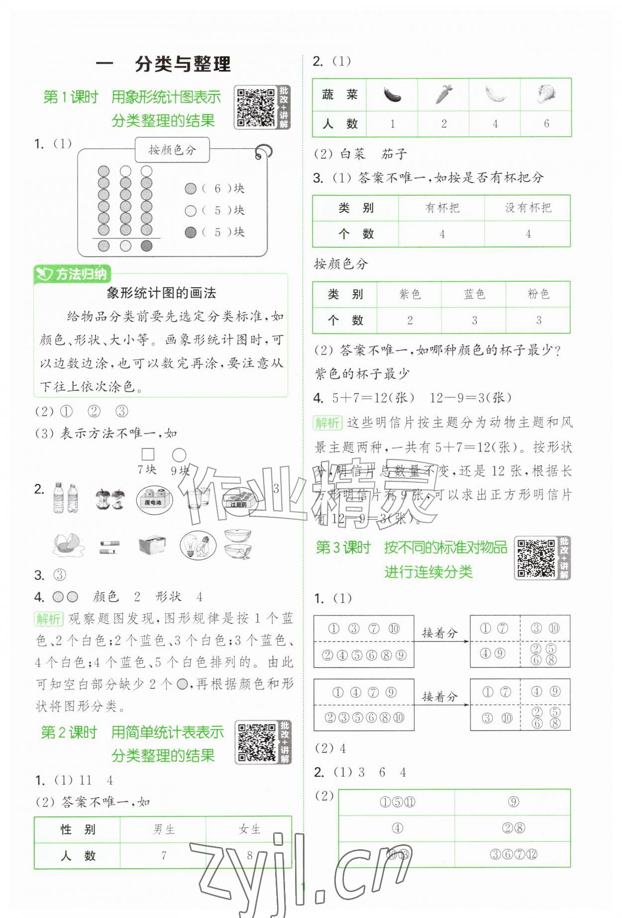 2026年拔尖特训二年级数学上册人教版&nbsp;参考答案第1页