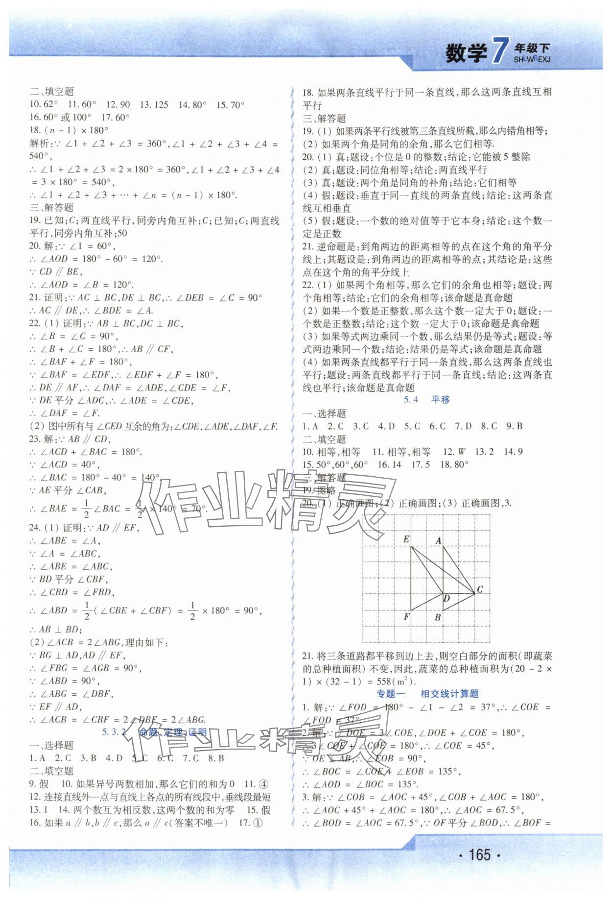 2024年精析巧練七年級(jí)數(shù)學(xué)下冊(cè)人教版 第3頁(yè)