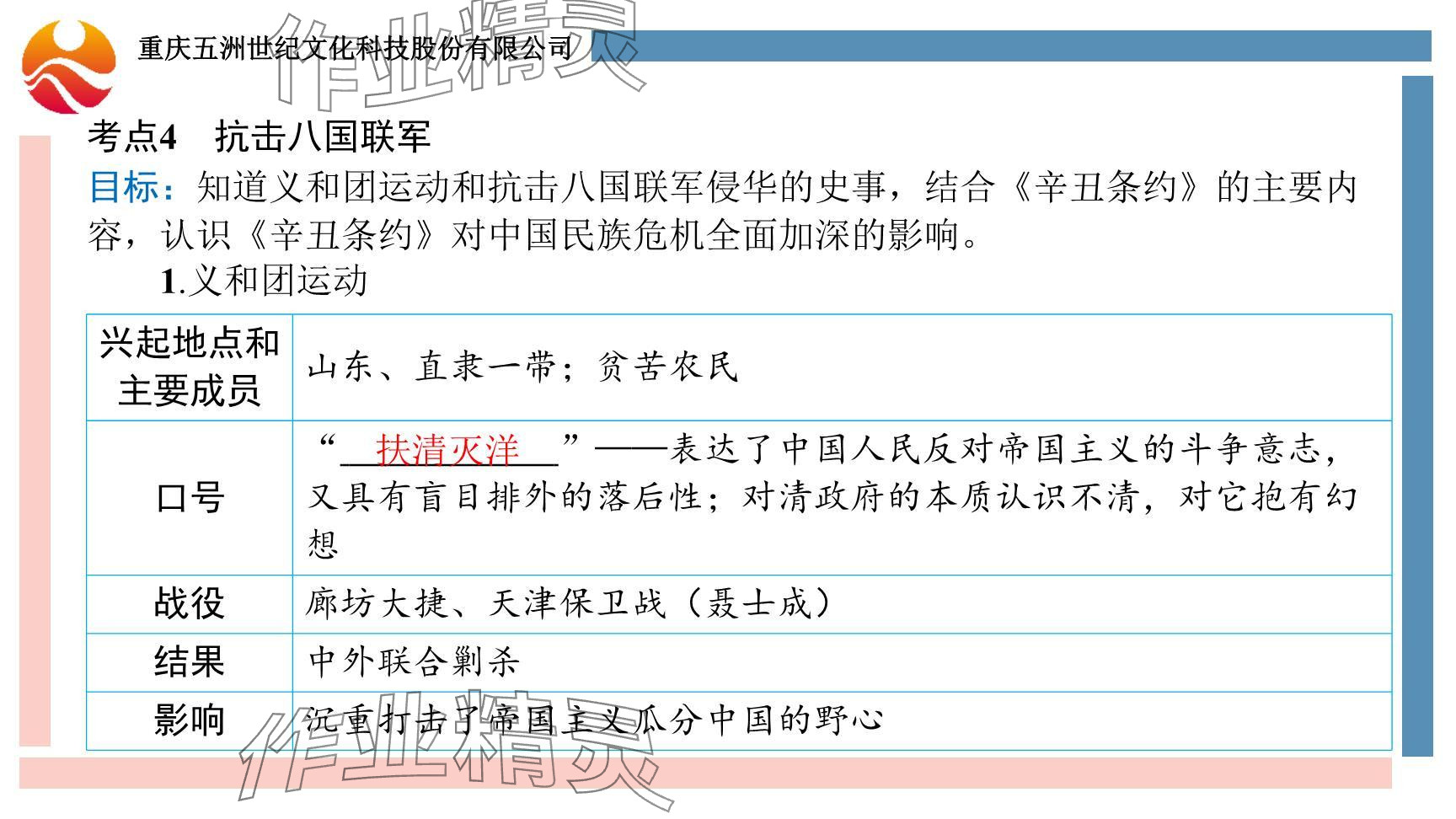 2024年重慶市中考試題分析與復(fù)習(xí)指導(dǎo)歷史 參考答案第37頁