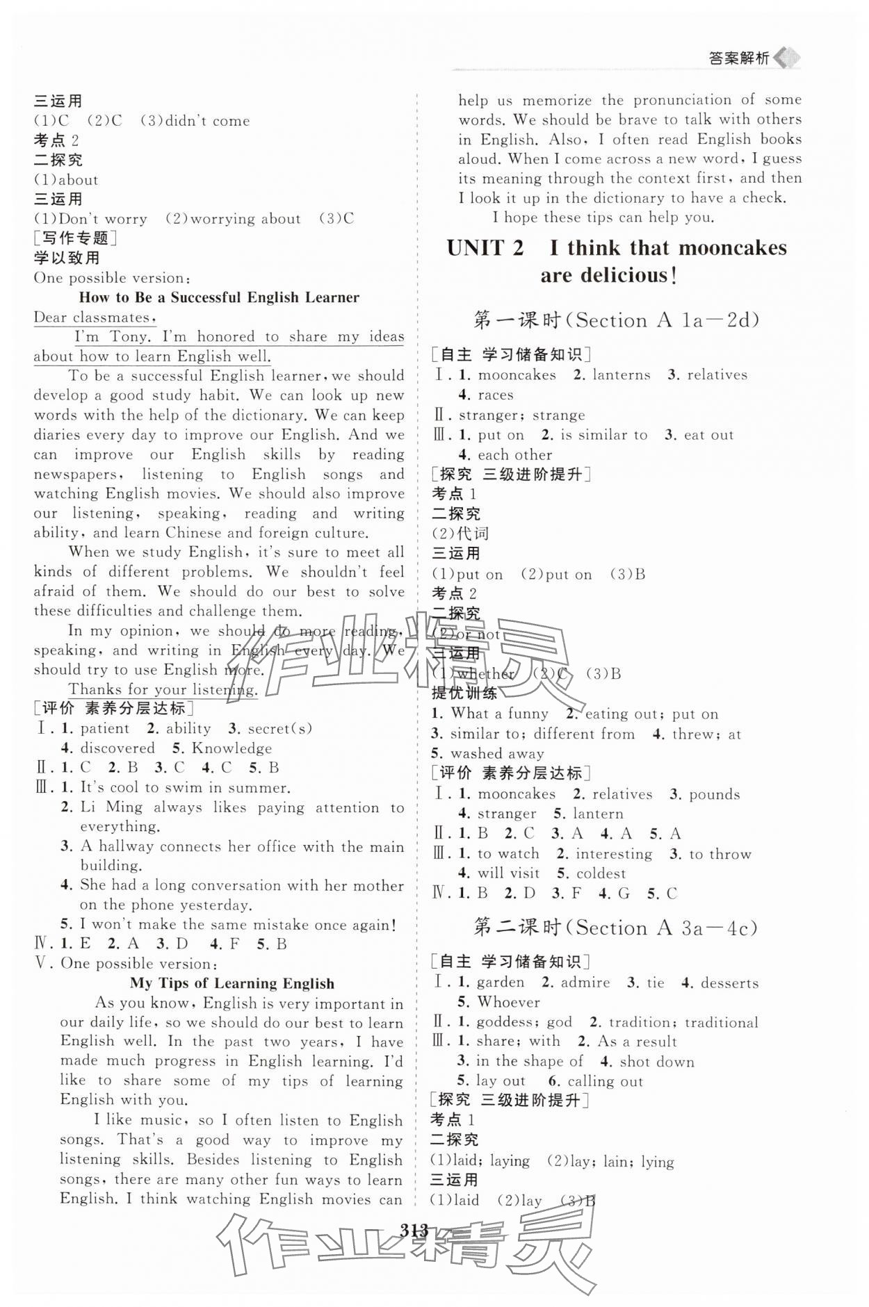 2024年新課程同步練習冊九年級英語全一冊人教版 第3頁