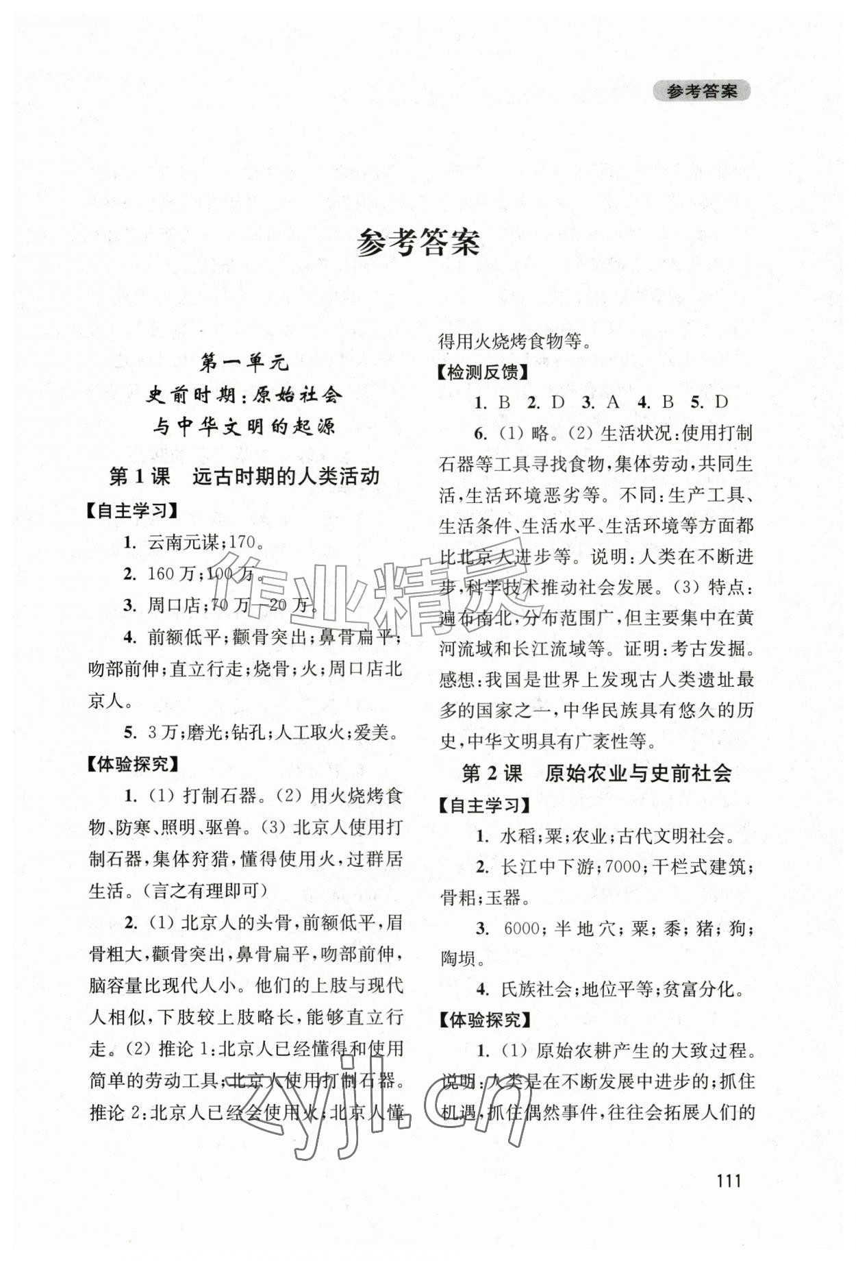 2026年新课程实践与探究丛书七年级历史上册人教版江苏专版&nbsp;第1页