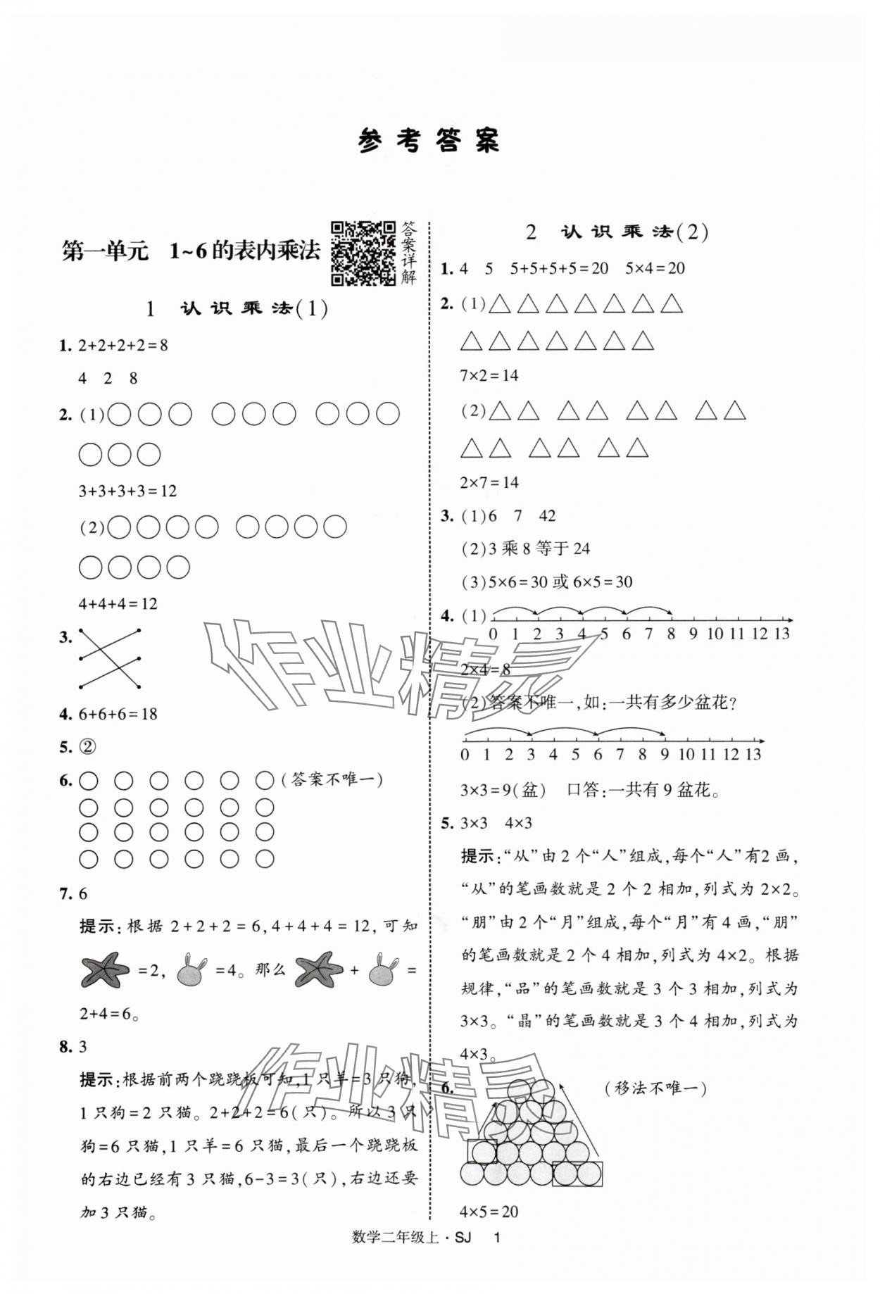 2025年經(jīng)綸學(xué)典提高班二年級數(shù)學(xué)上冊蘇教版 第1頁