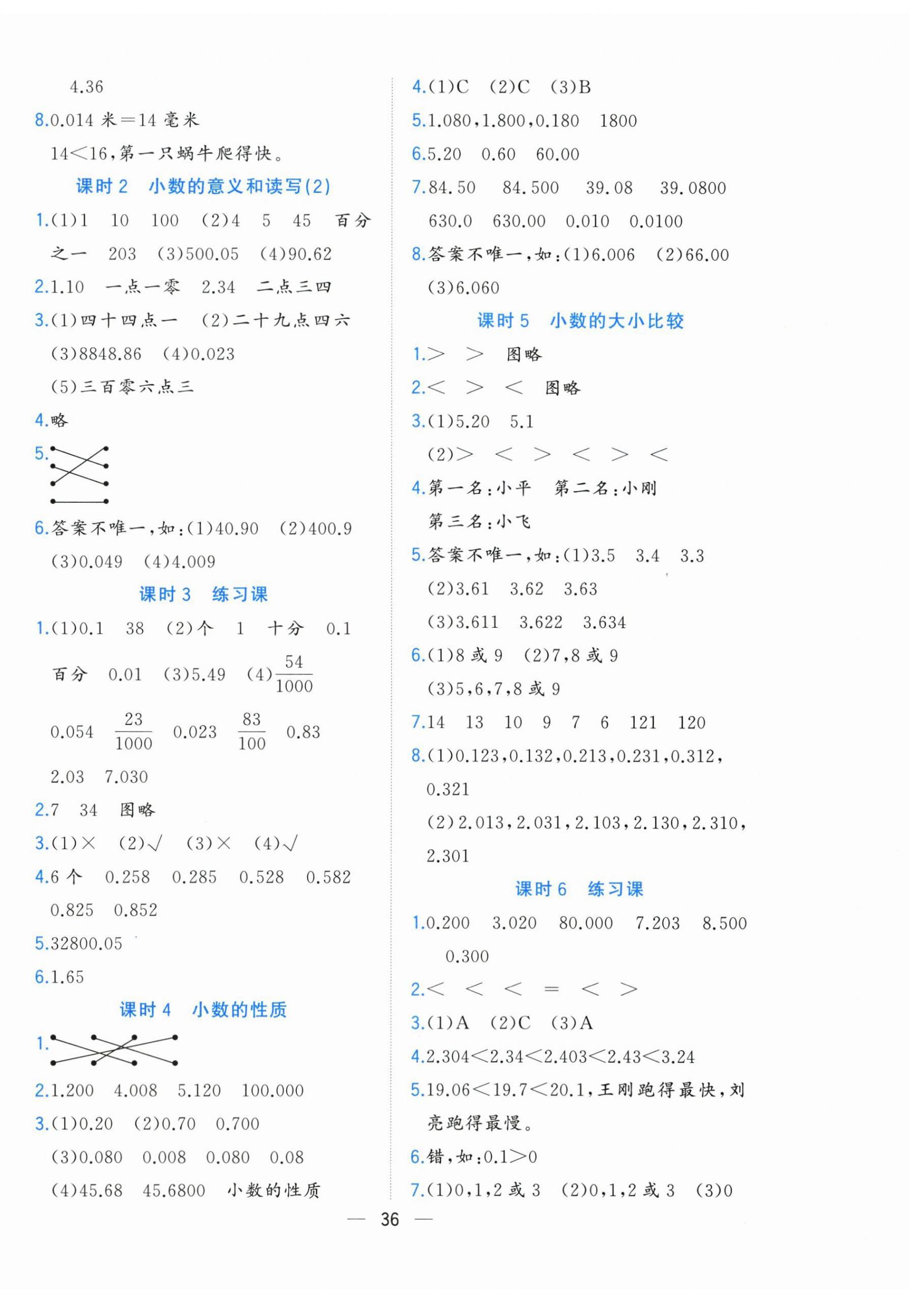 2025年全优作业本五年级数学上册苏教版&nbsp;第4页