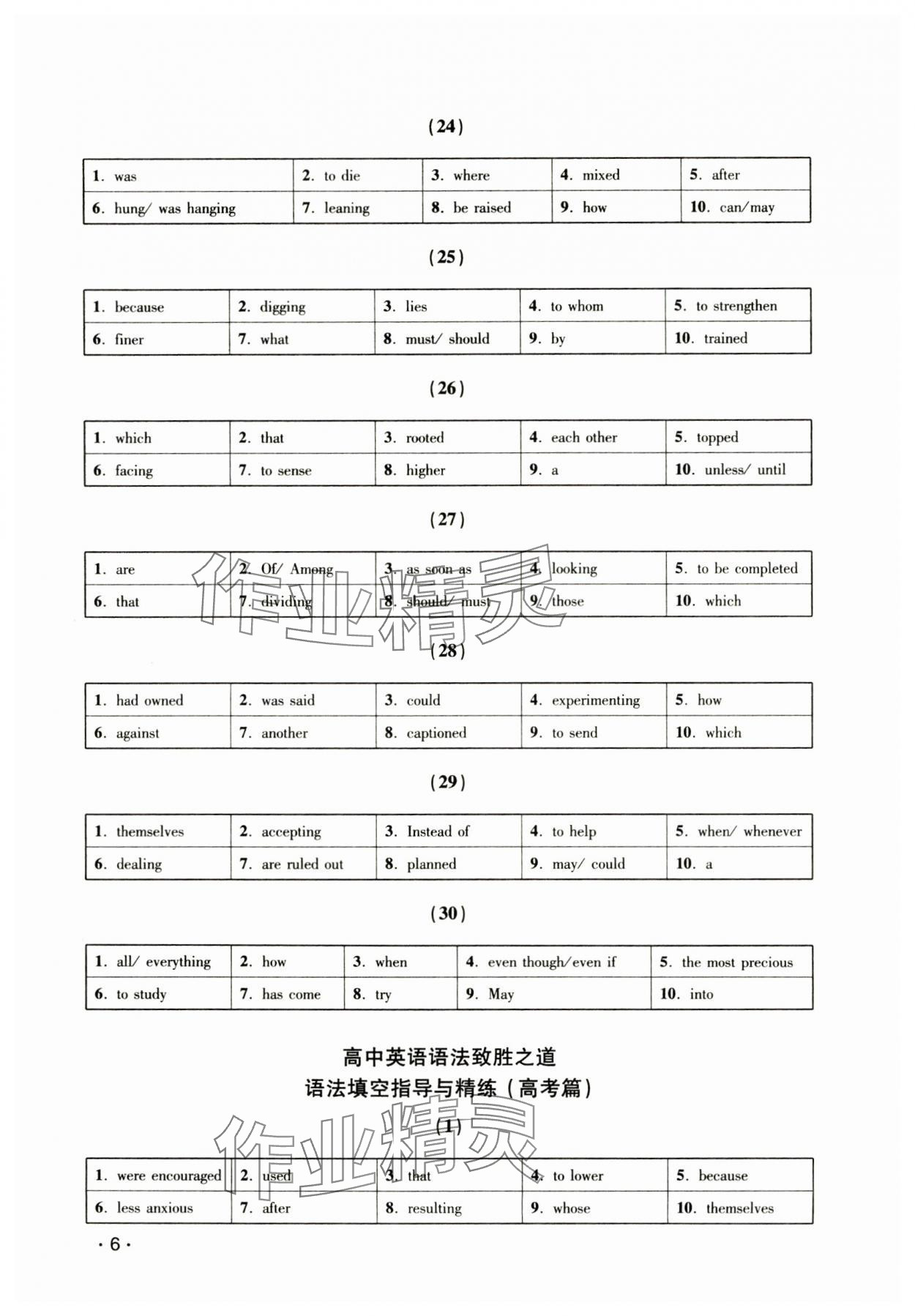 2024年高中英语语法致胜之道高中&nbsp;第5页