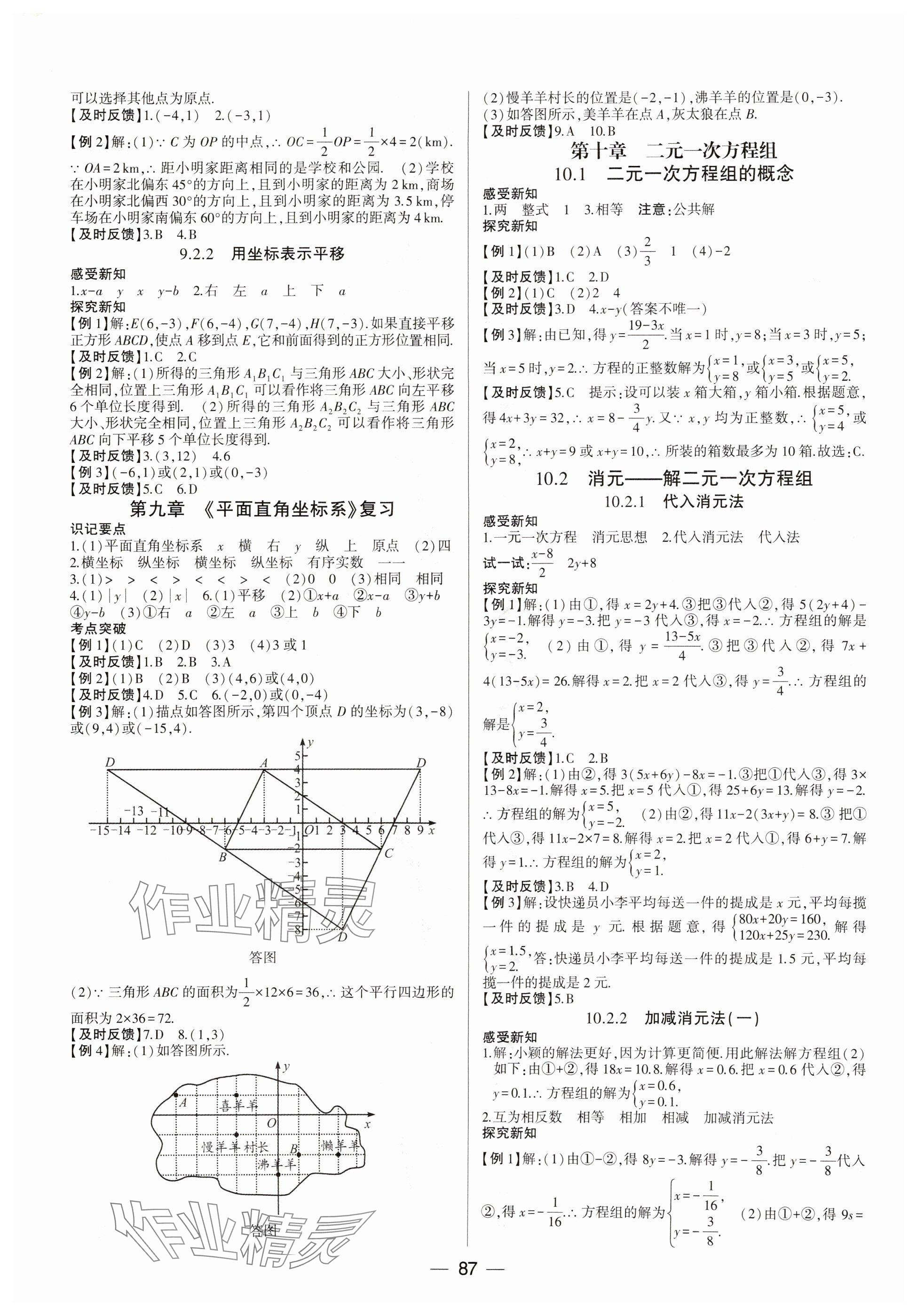2025年巔峰對決七年級數學下冊人教版 參考答案第5頁
