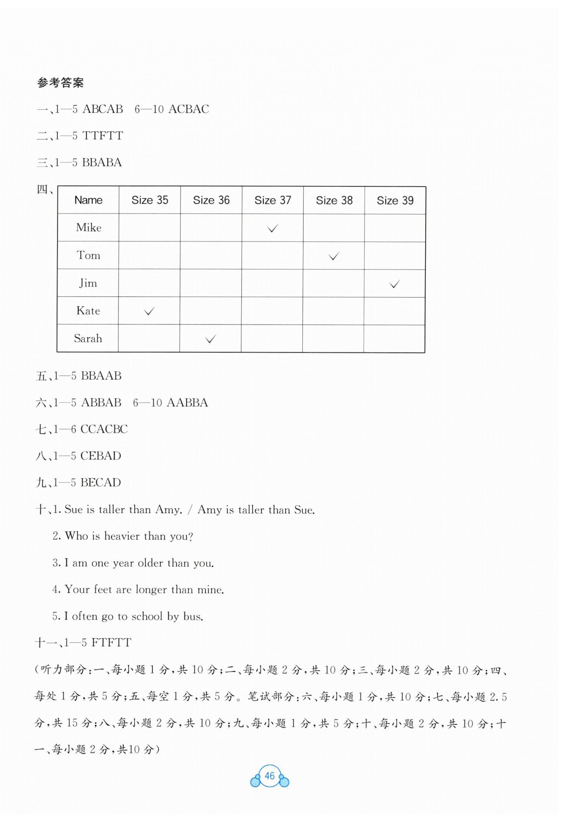 2026年自主学习能力测评单元测试六年级英语下册人教版&nbsp;第2页