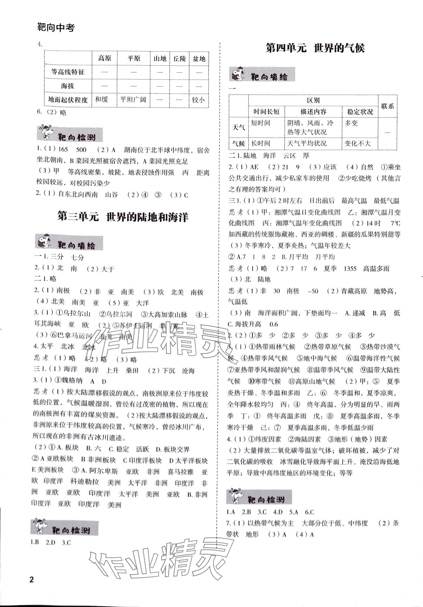2024年靶向中考地理中考湖南专版 第2页