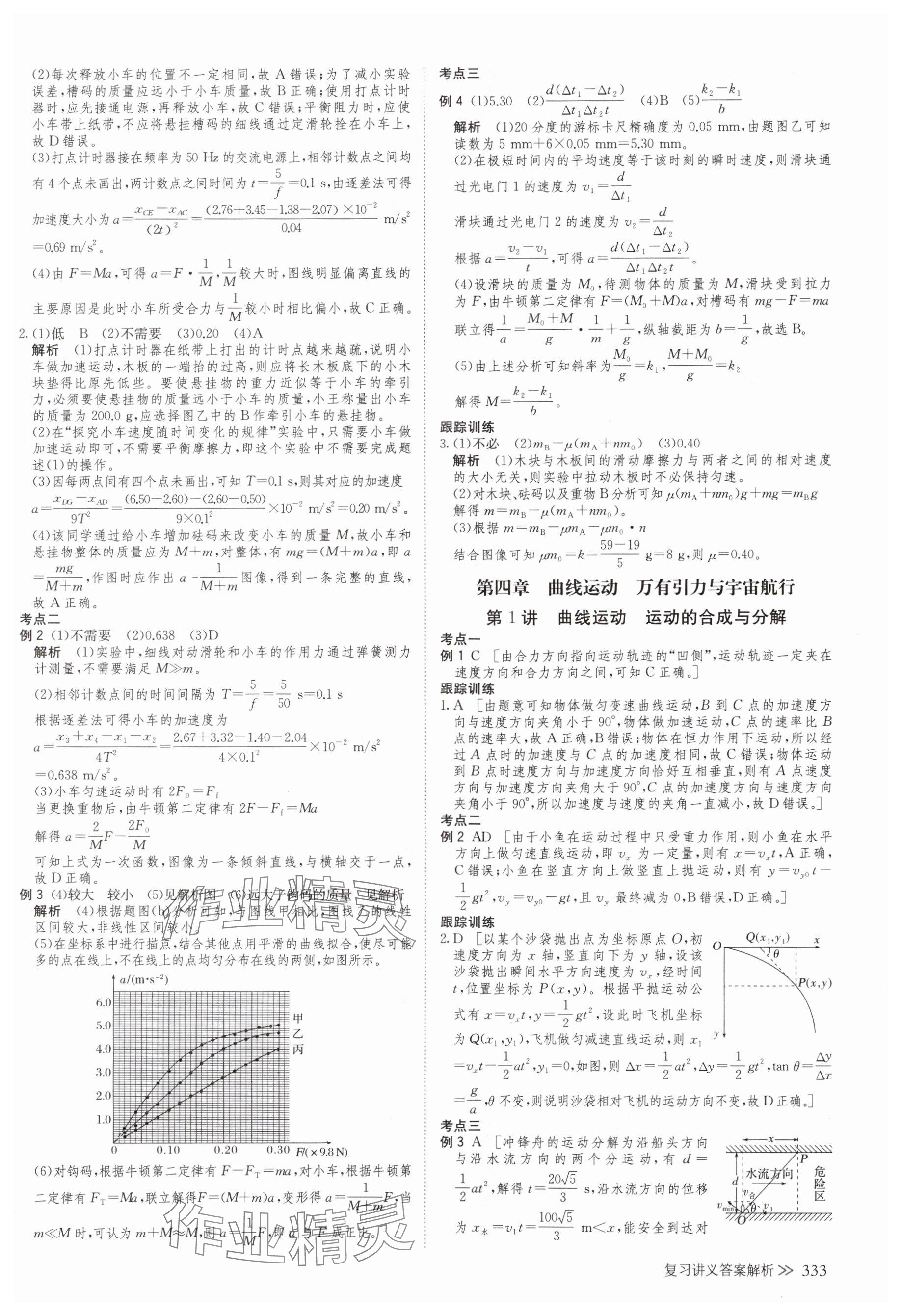 2025年创新设计高考总复习物理浙江专版 参考答案第13页