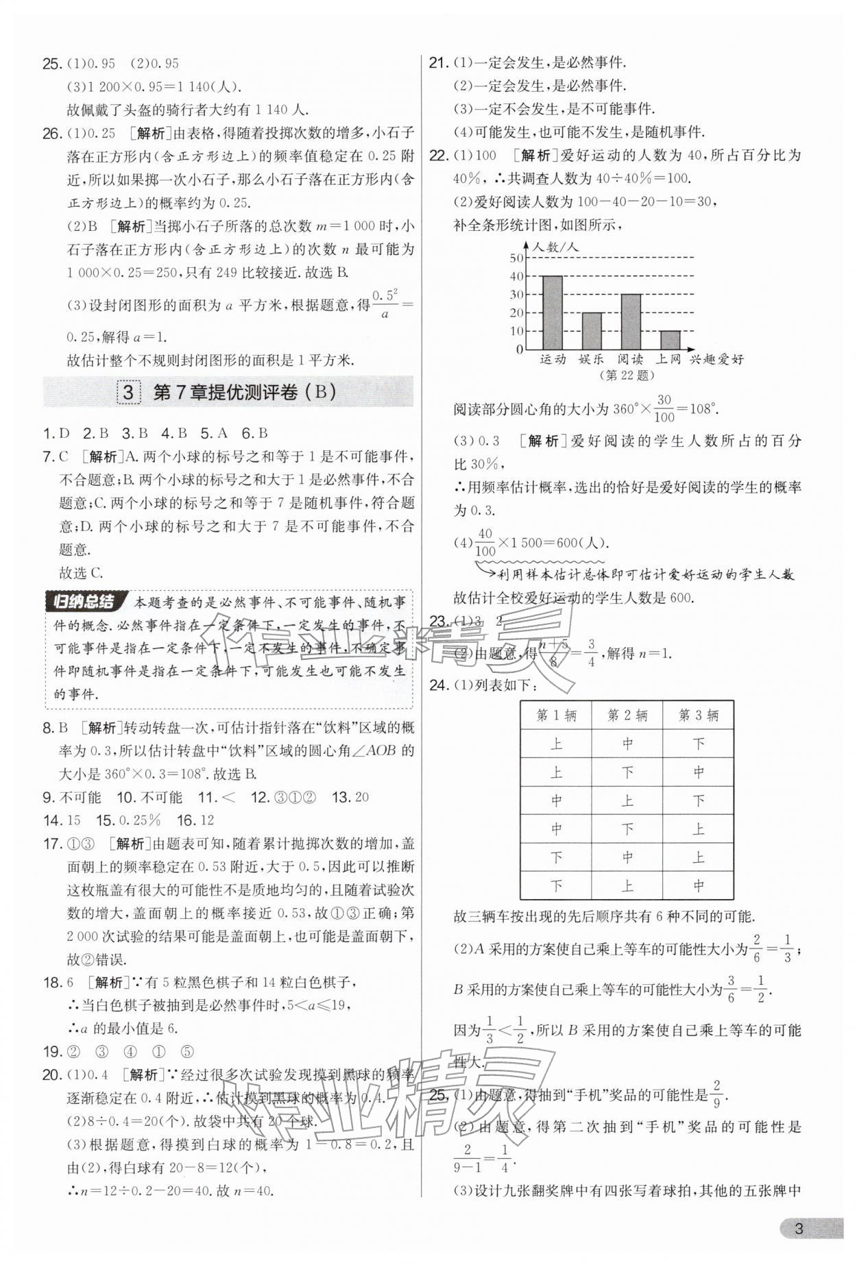 2026年实验班提优大考卷八年级数学下册苏科版&nbsp;第3页