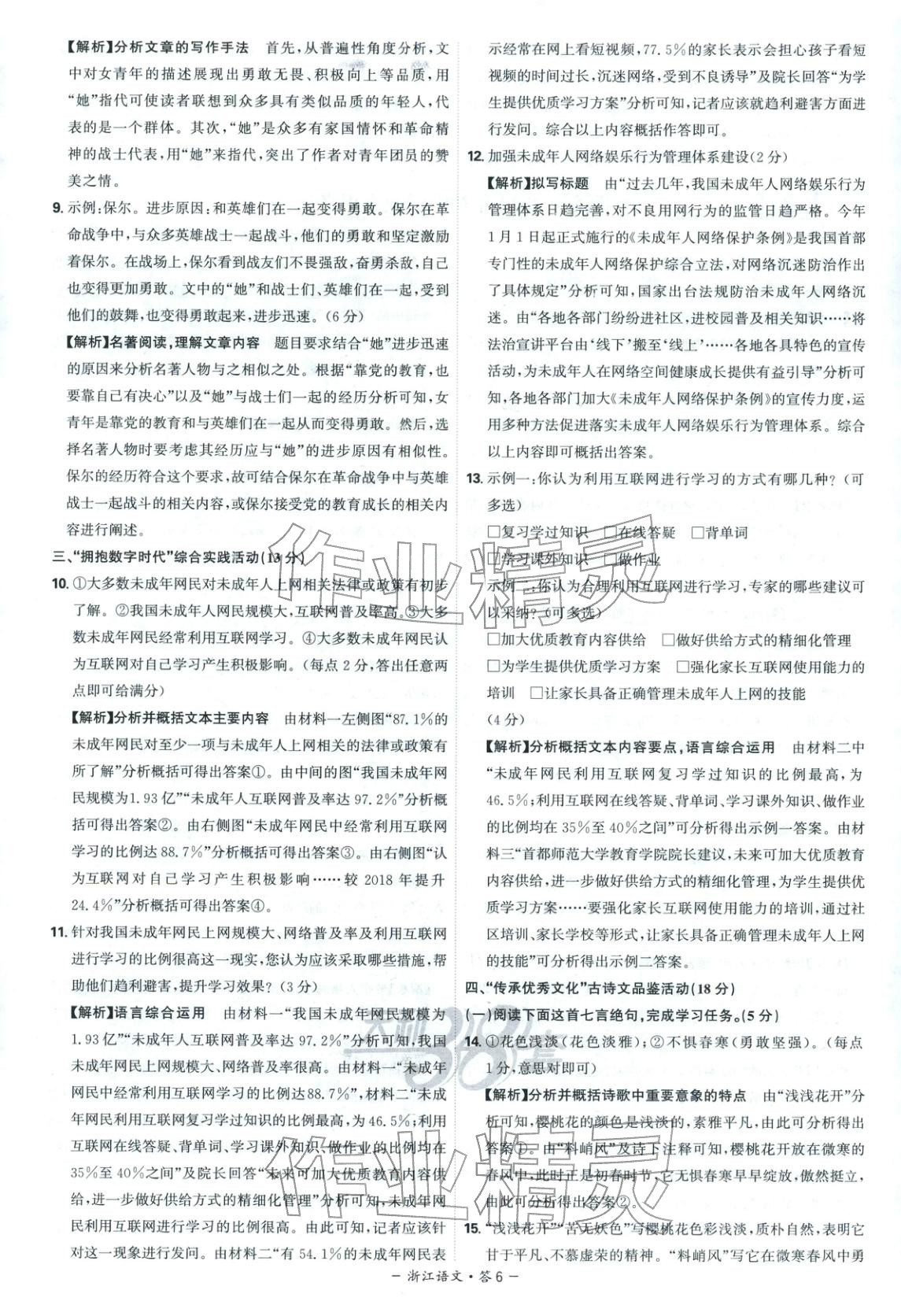 2026年天利38套中考试题精选语文浙江专版 第6页