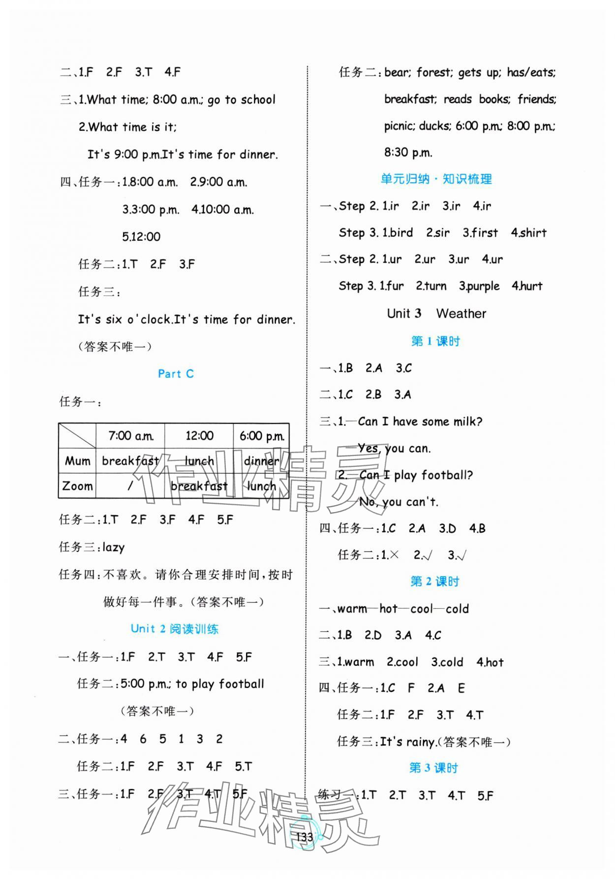 2025年黄冈名师天天练四年级英语下册人教版 第3页