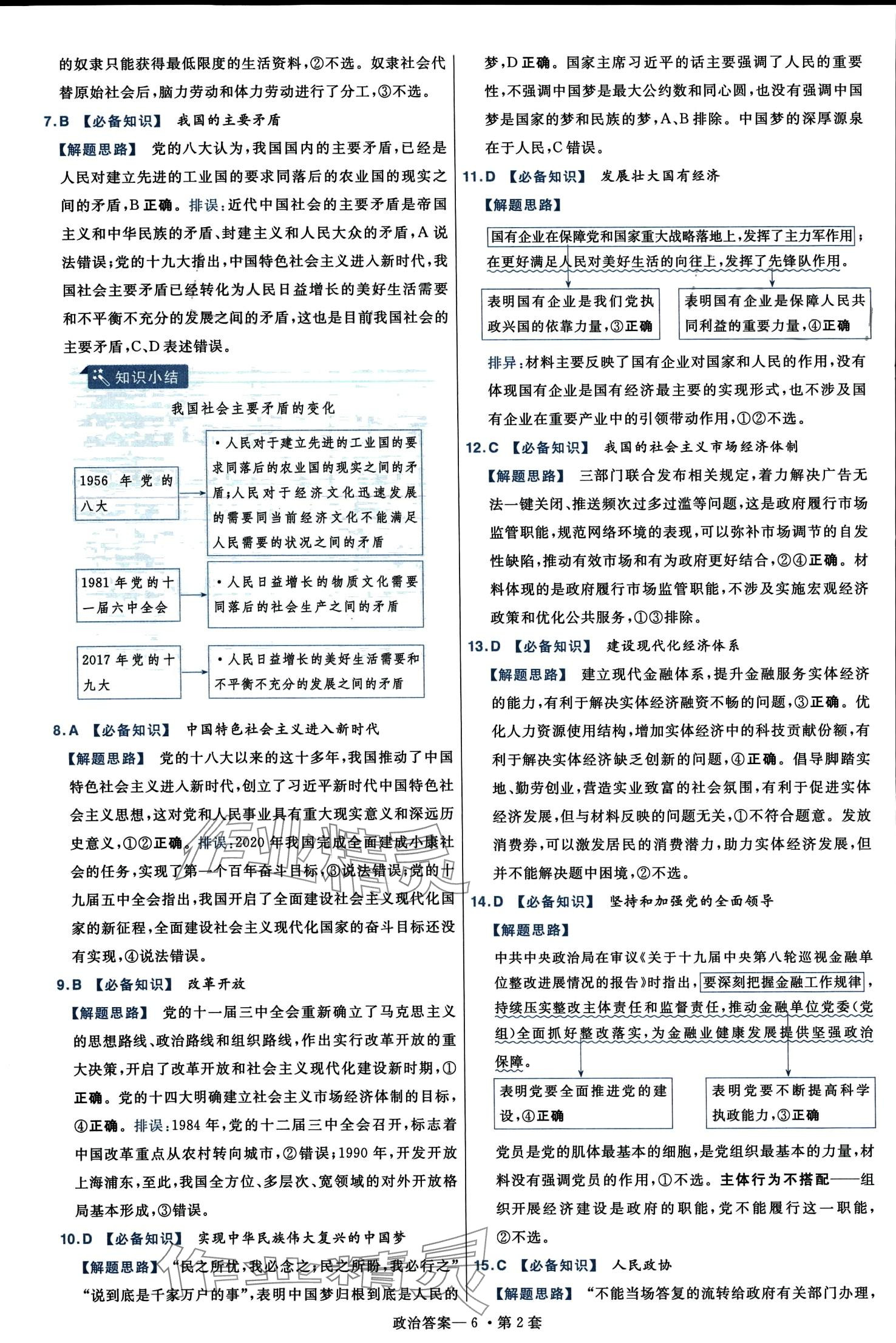 2024年高考沖刺優(yōu)秀模擬試卷匯編45套高中道德與法治浙江專(zhuān)版 第8頁(yè)