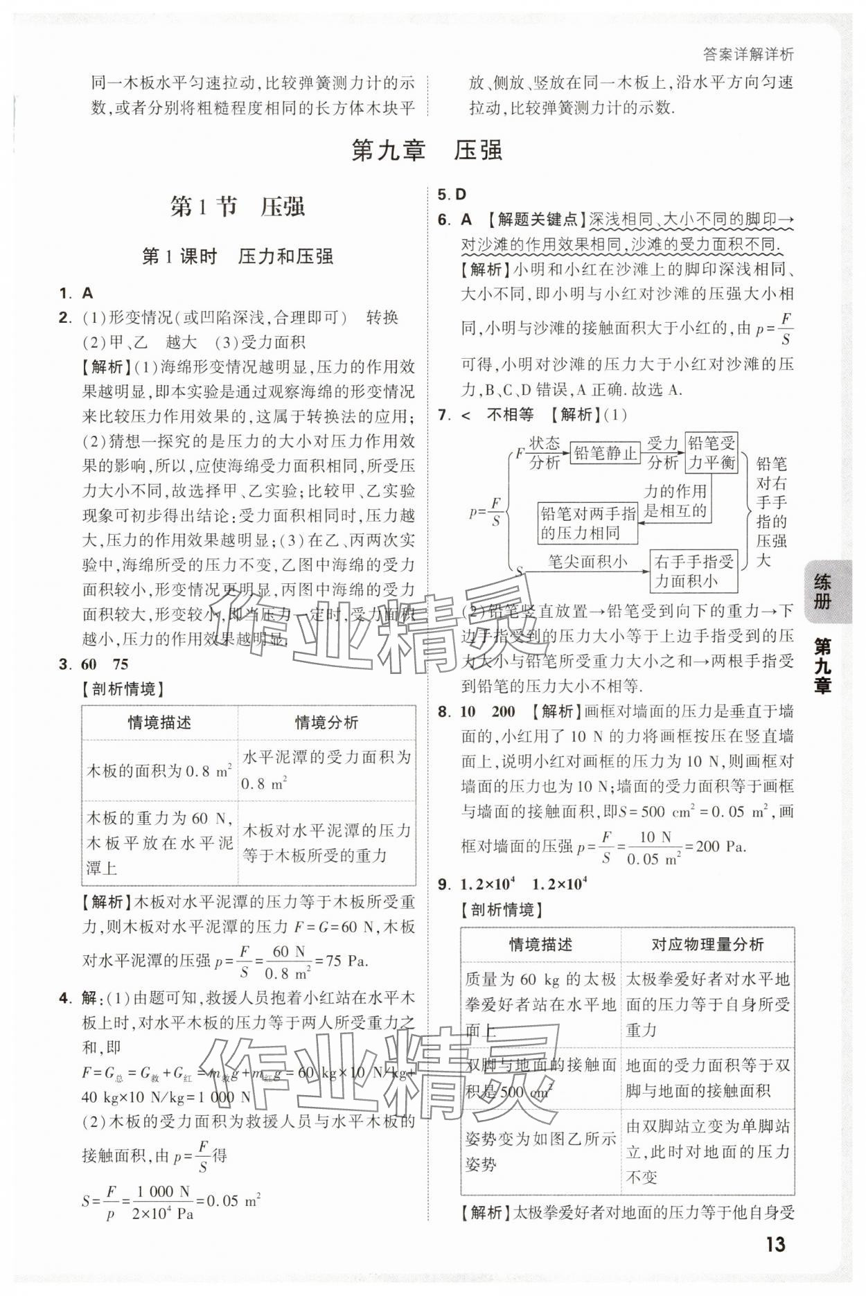 2025年萬唯中考情境題八年級物理下冊人教版 第13頁