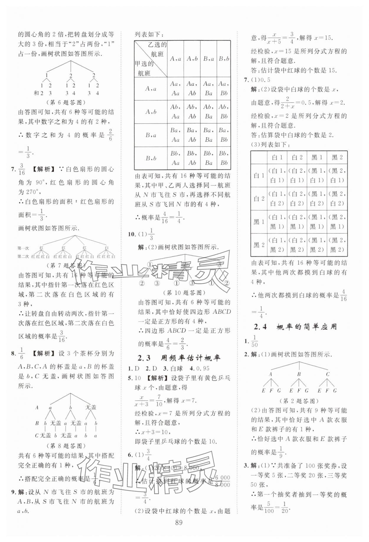 2024年全效學(xué)習(xí)階段發(fā)展評(píng)價(jià)九年級(jí)數(shù)學(xué)全一冊(cè)浙教版 第9頁(yè)