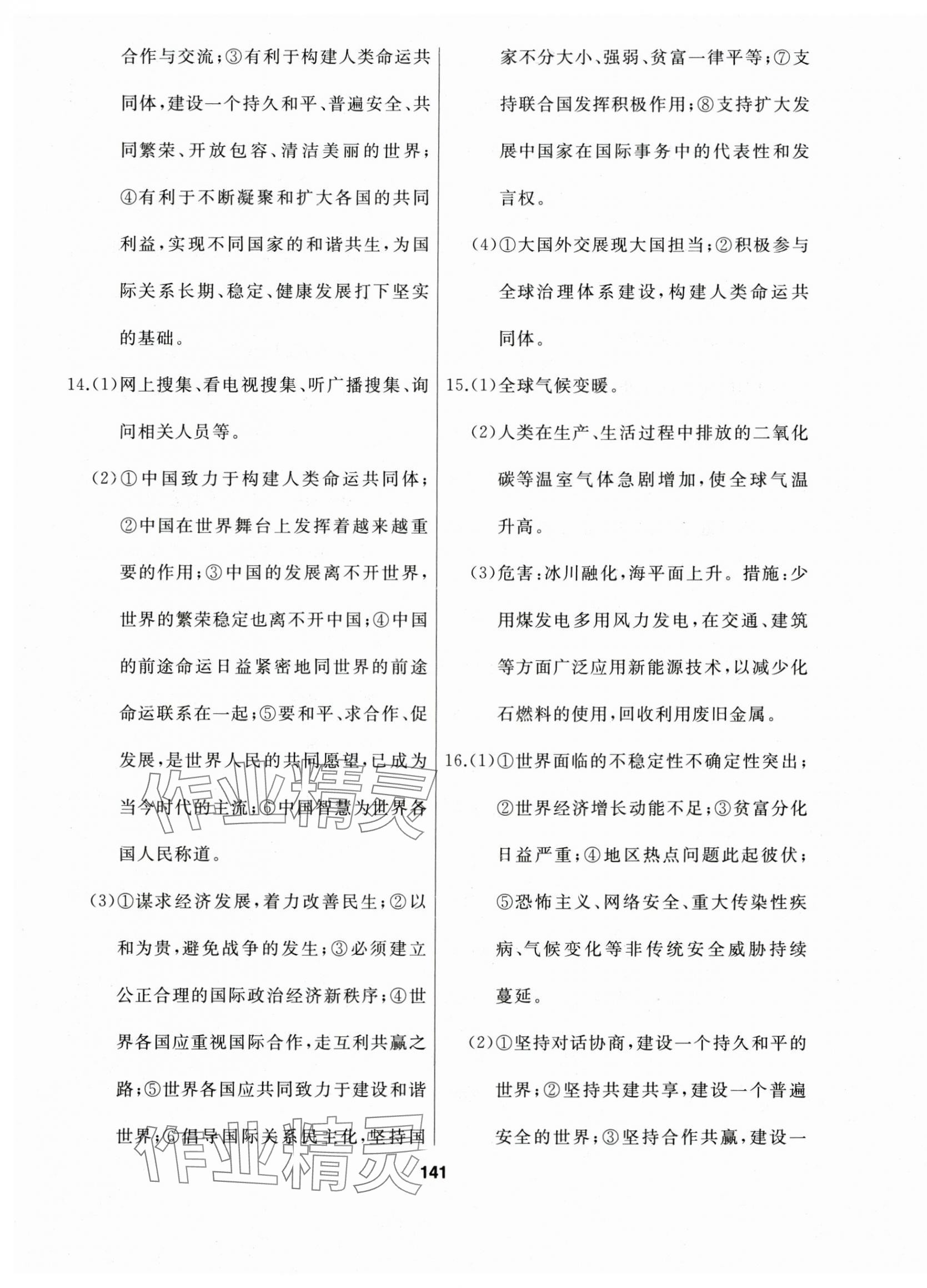 2025年試題優(yōu)化課堂同步九年級(jí)道德與法治下冊(cè)人教版 第5頁