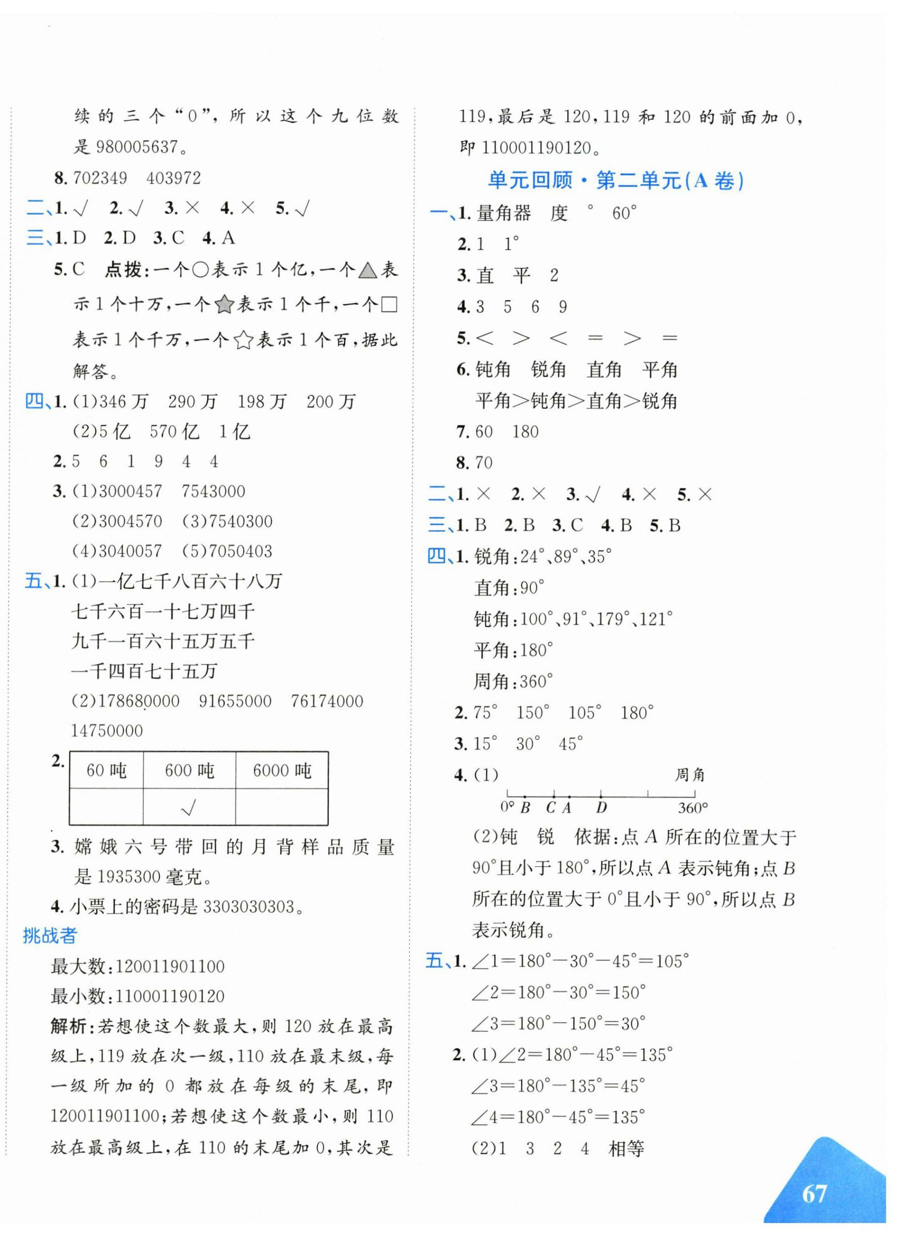 2026年优学1+1评价与测试四年级数学上册人教版&nbsp;第2页
