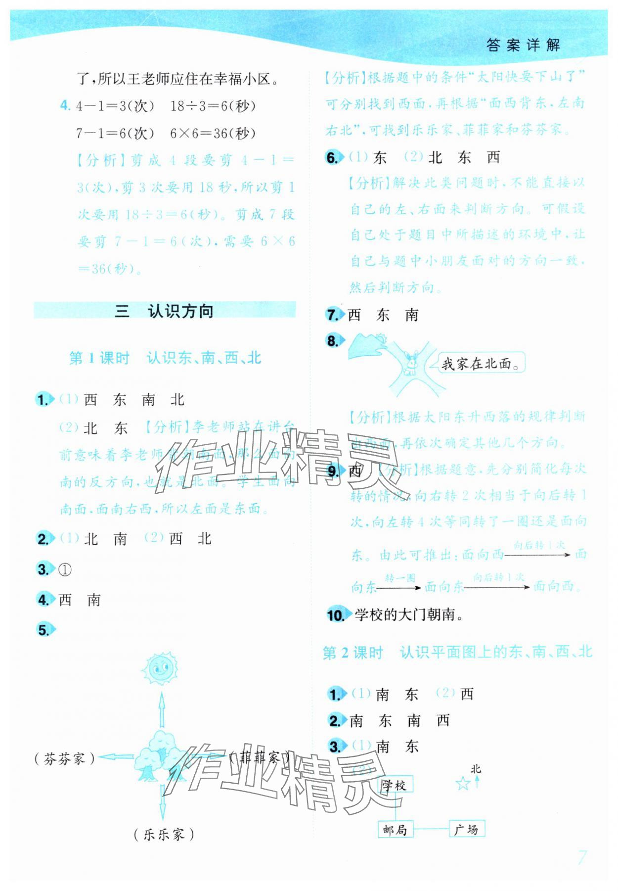 2025年小題狂做培優作業本二年級數學下冊蘇教版 參考答案第7頁