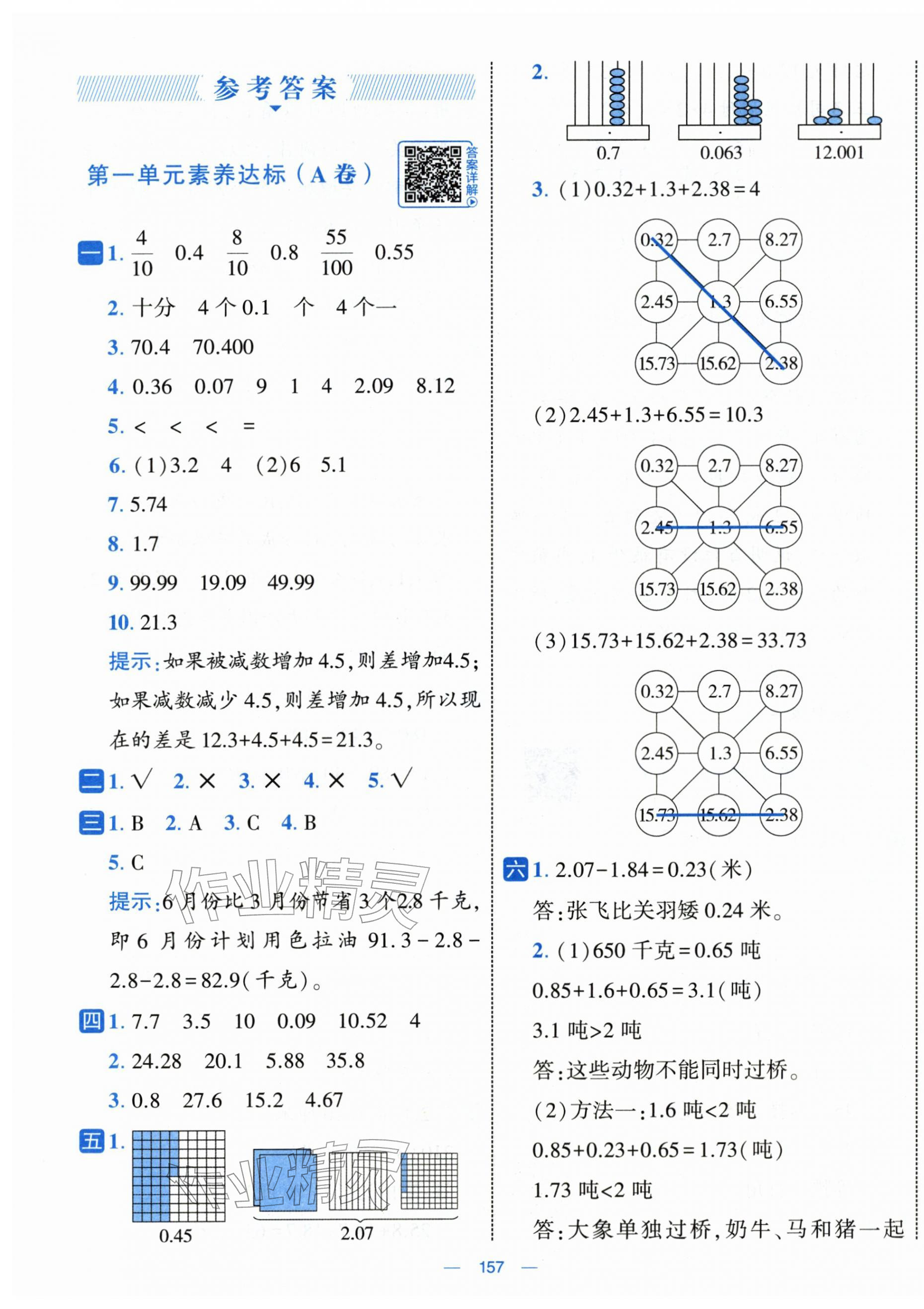 2026年学霸提优大试卷四年级数学下册北师大版&nbsp;第1页