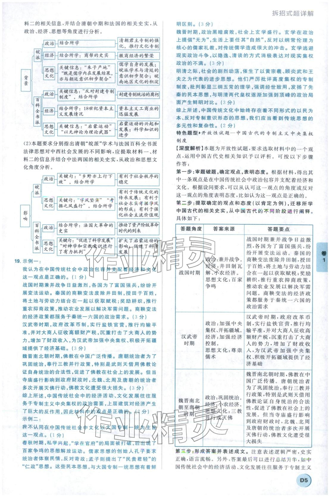 2026年理想树试题攻略高中历史 参考答案第4页