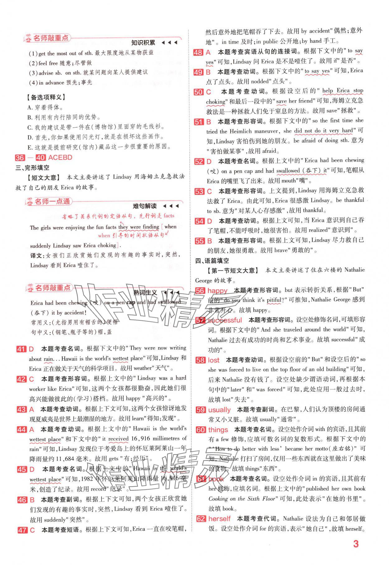 2024年金考卷百校聯(lián)盟系列中考領(lǐng)航卷英語河南專版 參考答案第2頁