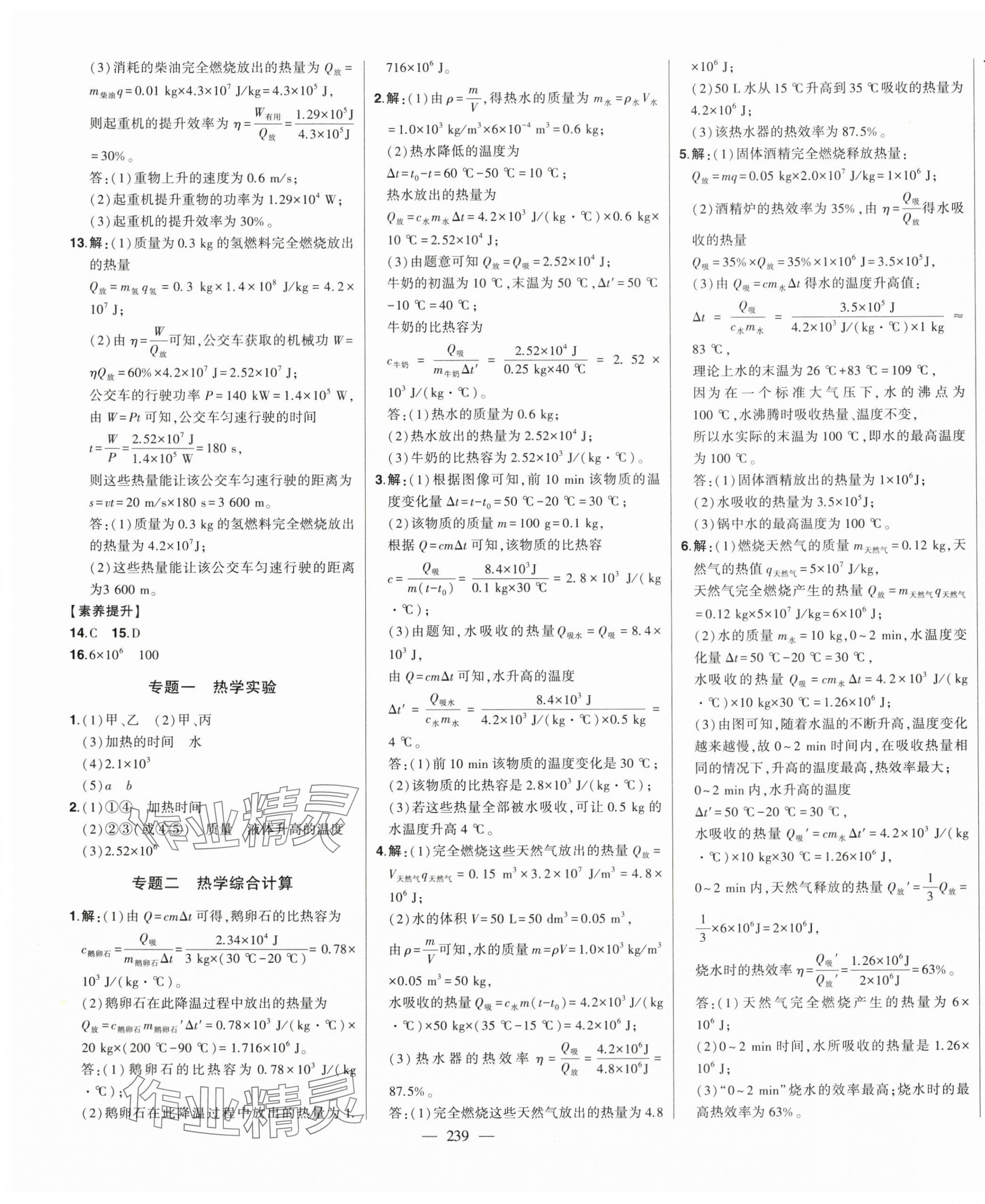 2025年初中新课标名师学案智慧大课堂九年级物理全一册人教版 第3页